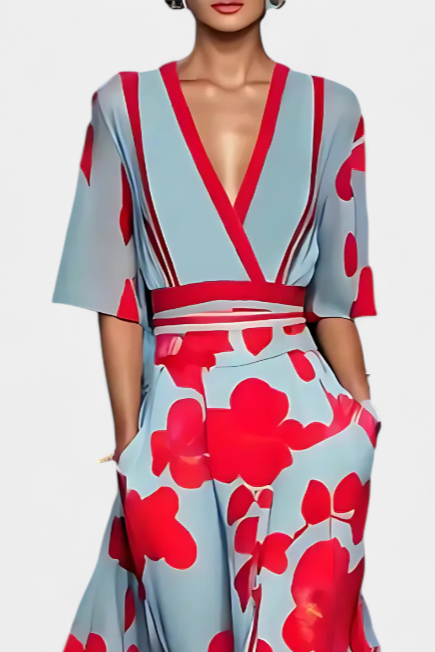 Daphne Robe à Imprimé Floral Raffiné