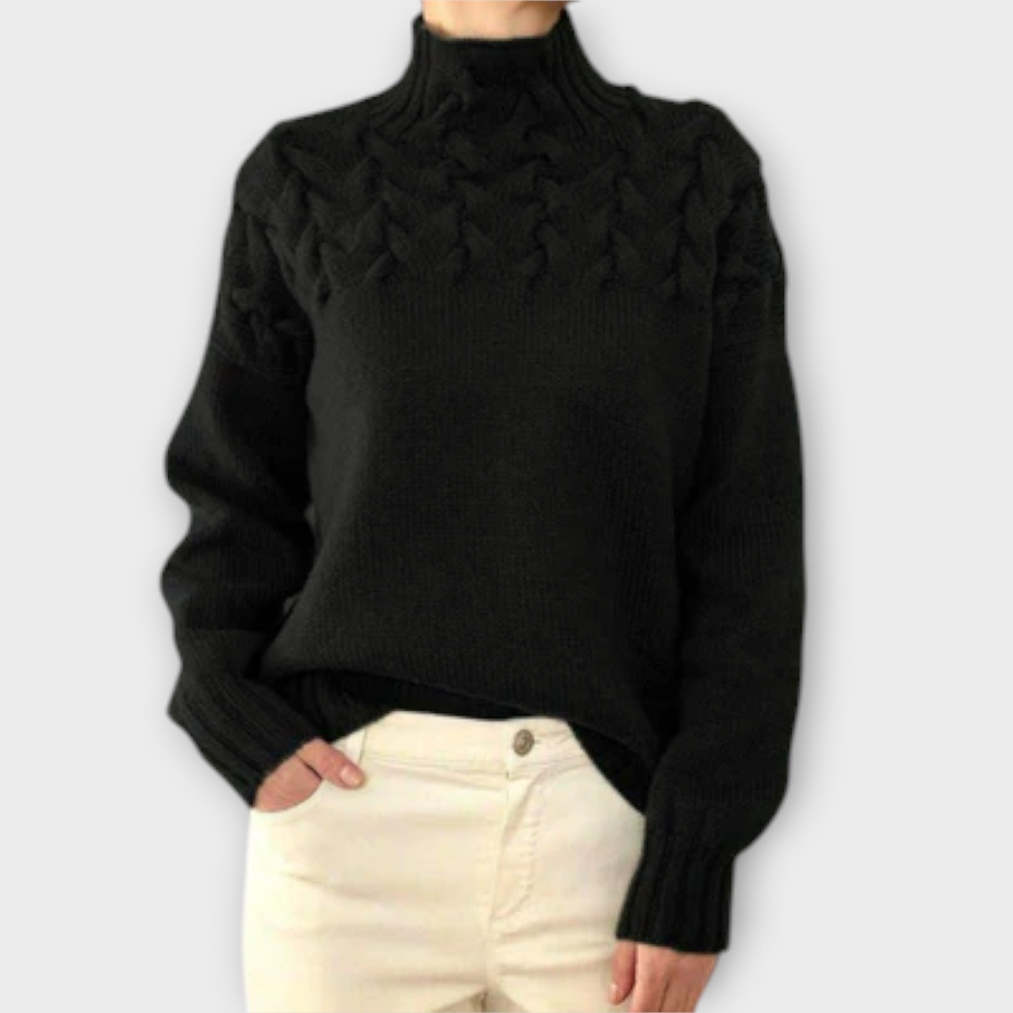 Maison La Veine™ | Pull Femme Torsadé Élégant