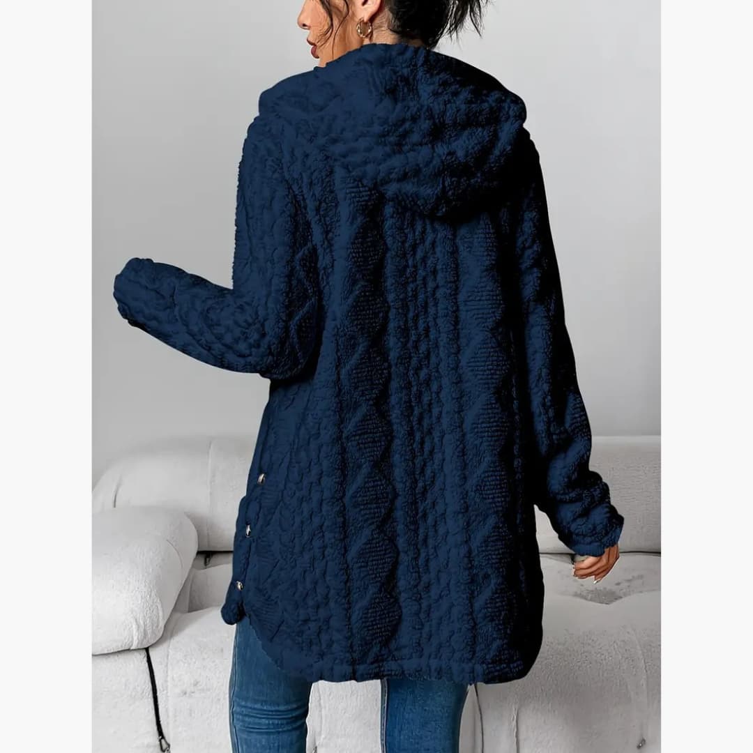 Maison La Veine™ | Manteau léger à capuche teddy