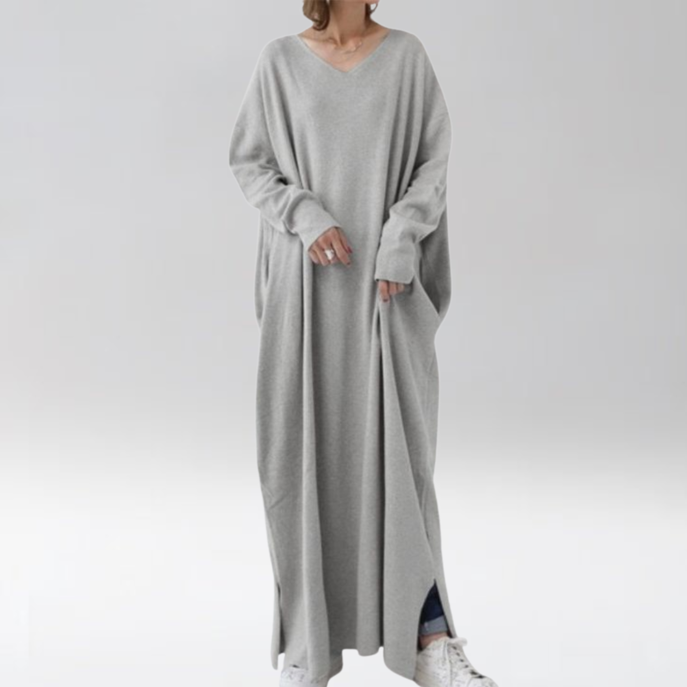 Maison La Veine™ | Pull Maxi Col V