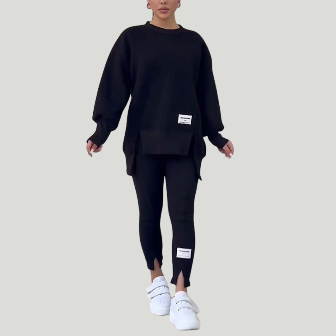 Woet | Ensemble sweat-shirt et leggings décontracté