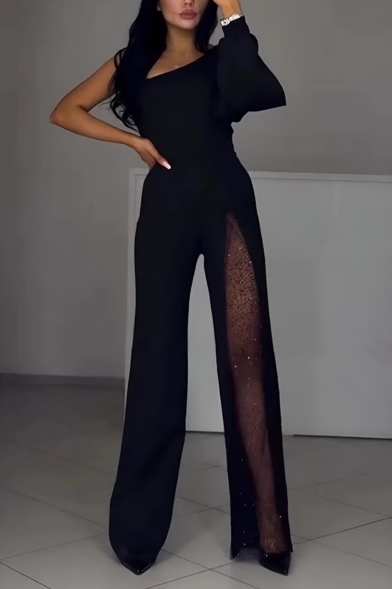 Ines | Combinaison Tendance à Pantalons Amples