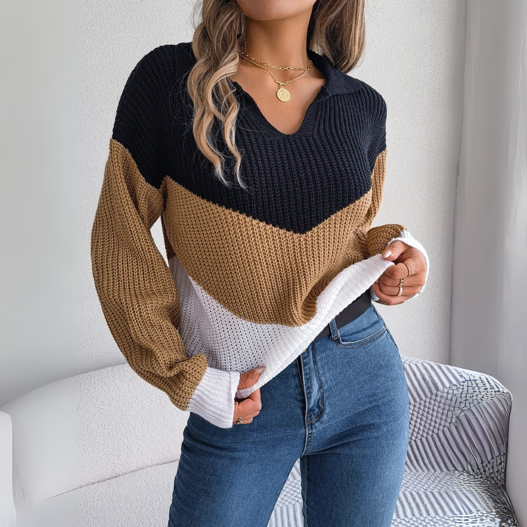 Maison La Veine™ | Pull Patchwork