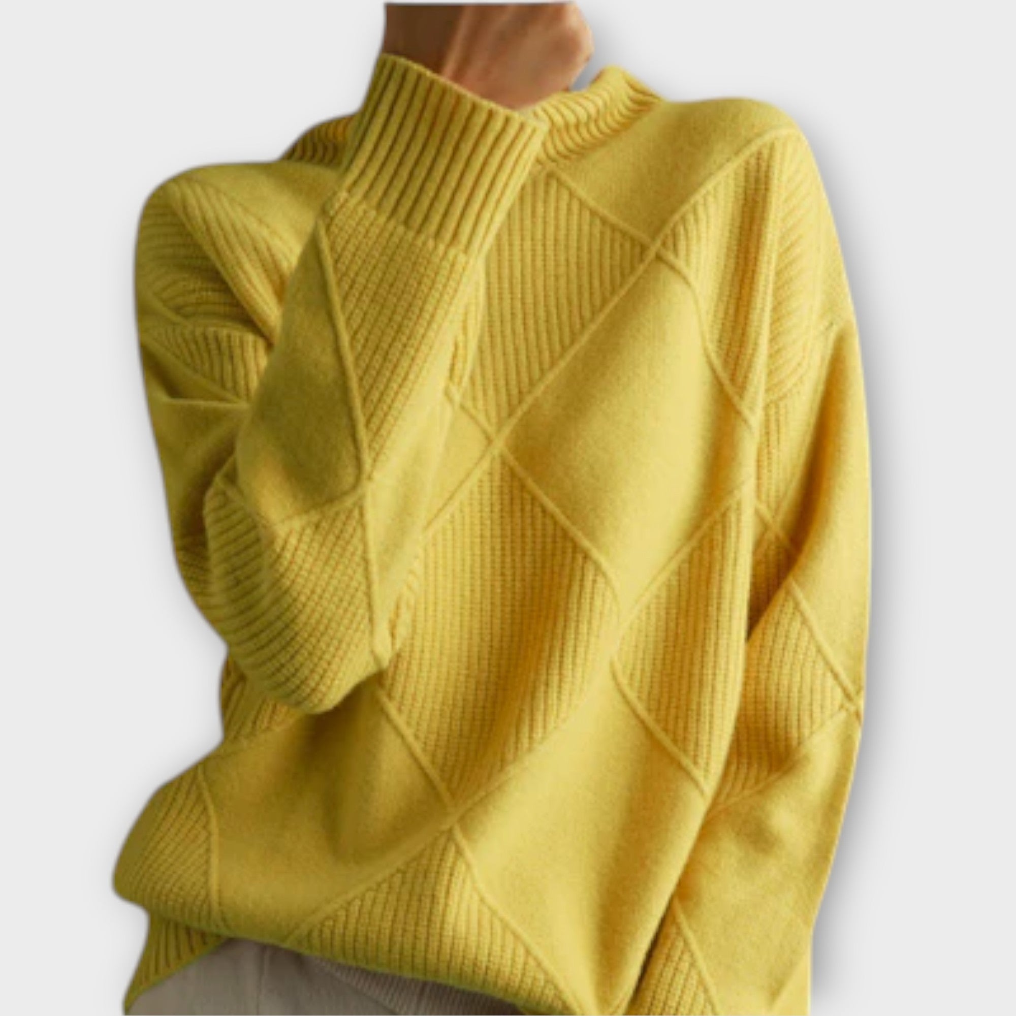 Maison La Veine™ | Pull Col Haut Mélanie Confort