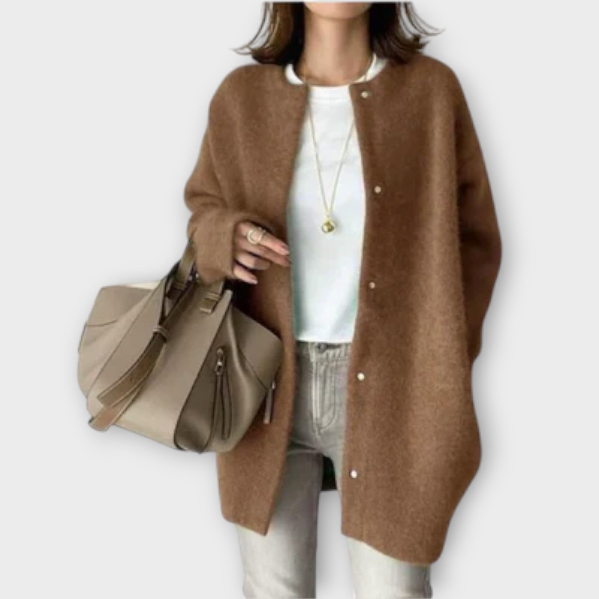 Maison La Veine™ | Cardigan Élégant en Maille