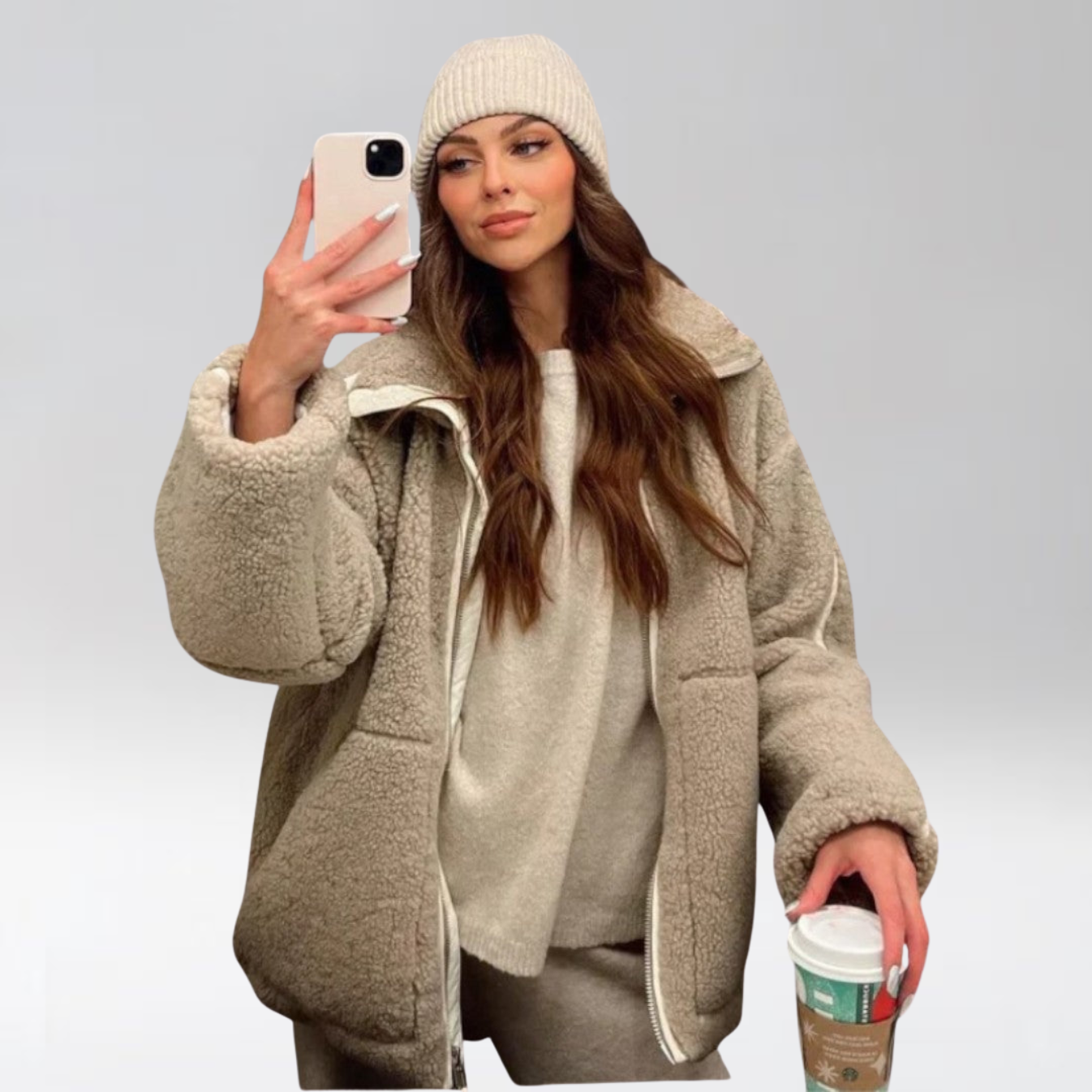 Maison La Veine™ | Manteau Peluche Doux