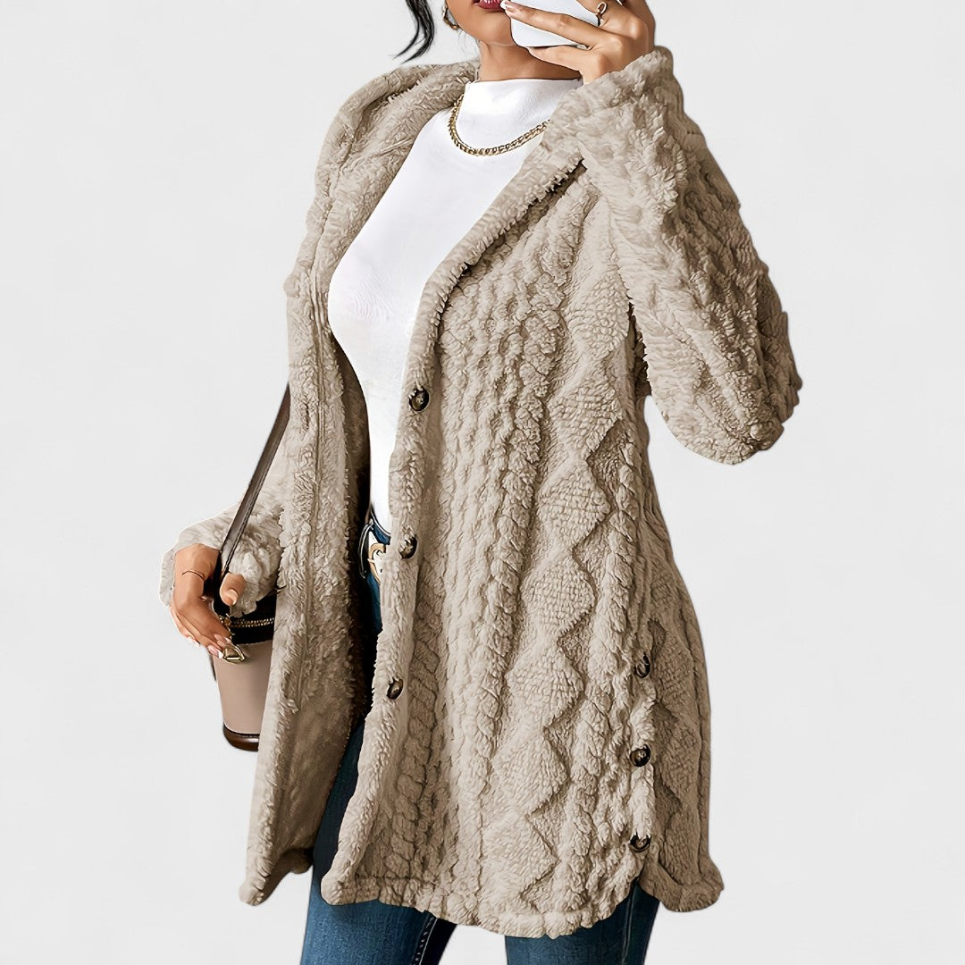 Maison La Veine™ | Cardigan Manteau à Capuche Chic