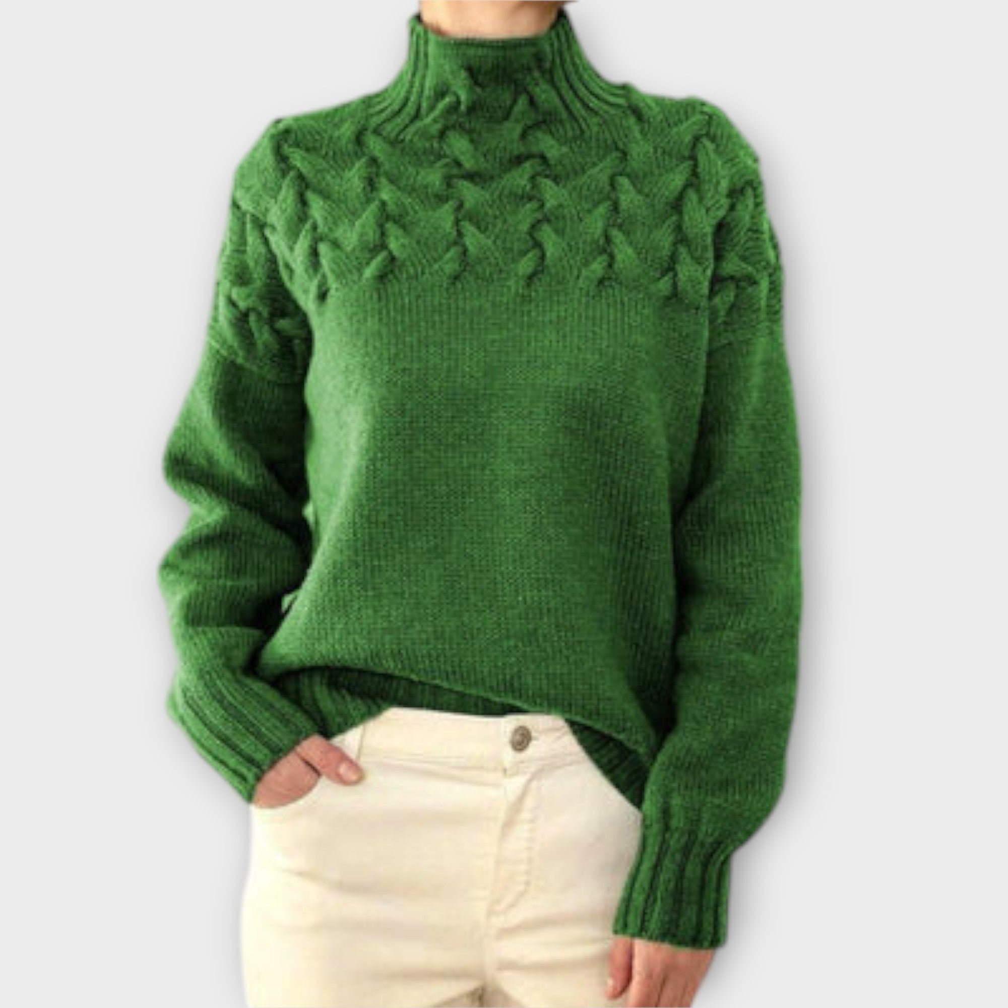Maison La Veine™ | Pull Femme Torsadé Élégant