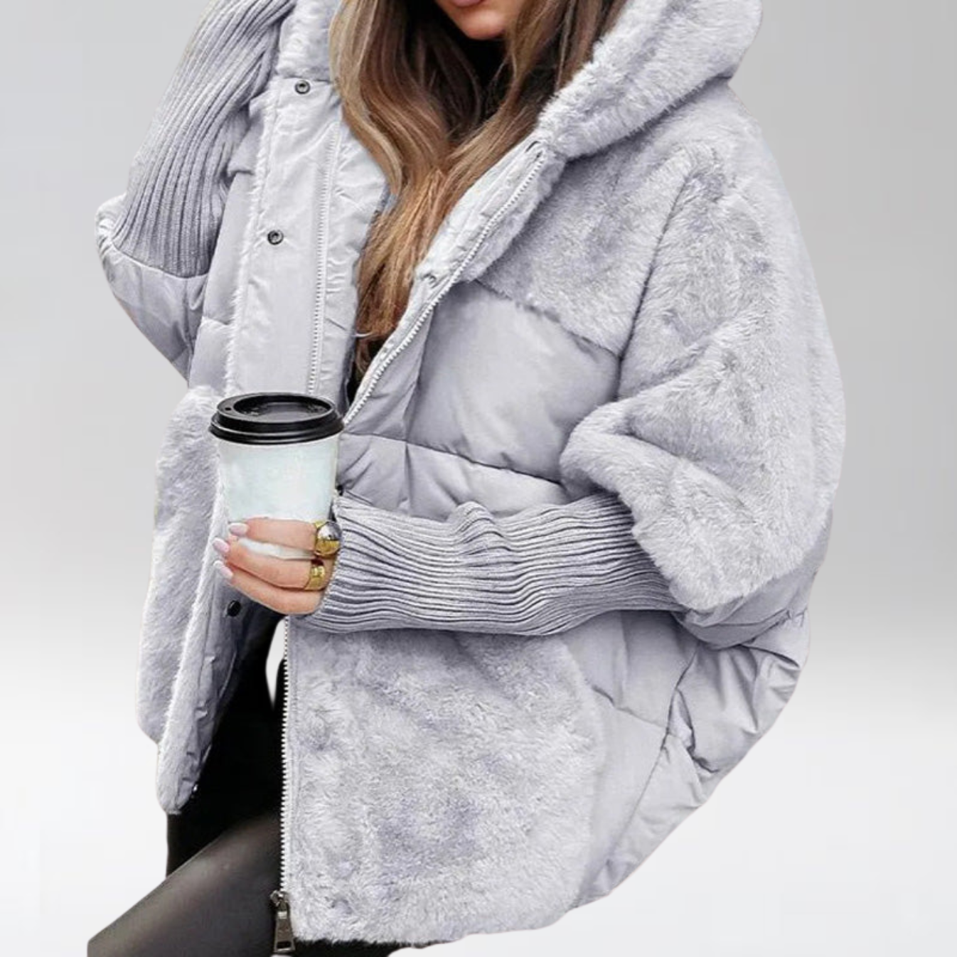 Maison La Veine™ | Manteau puffer patchwork