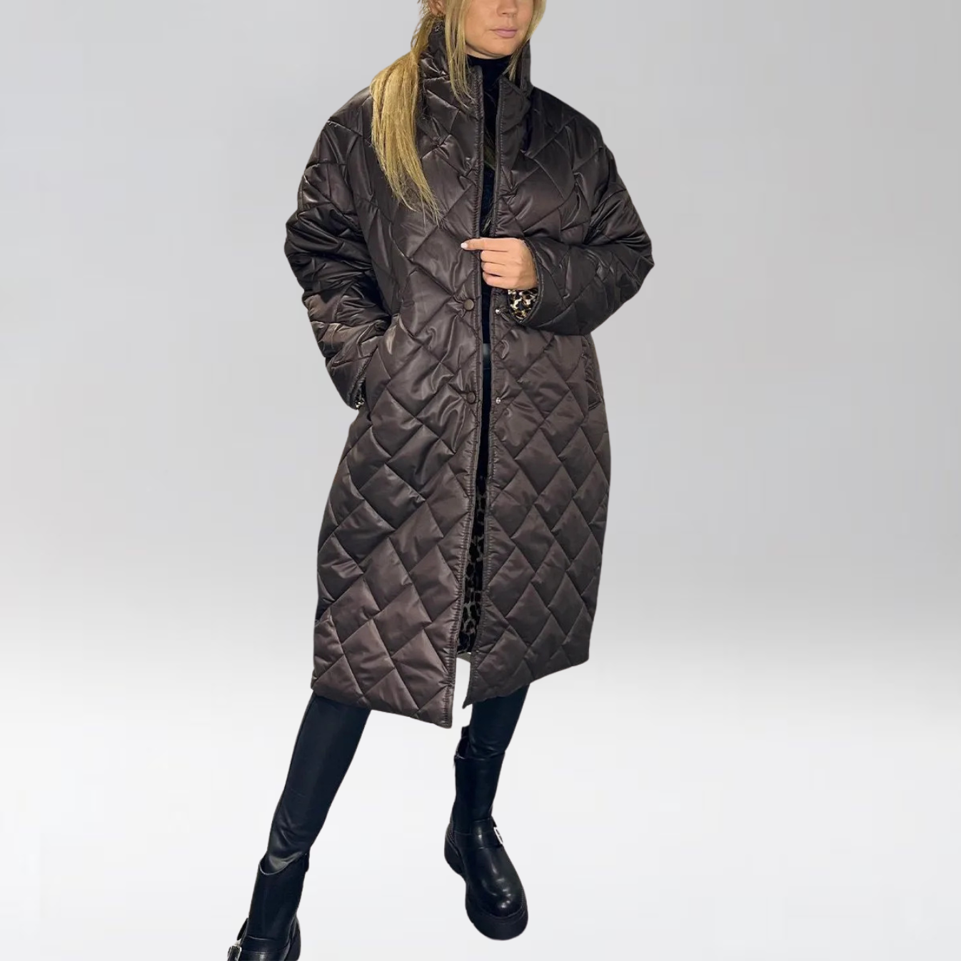 Maison La Veine™ | Manteau Matelassé Réversible Élégant pour Femmes