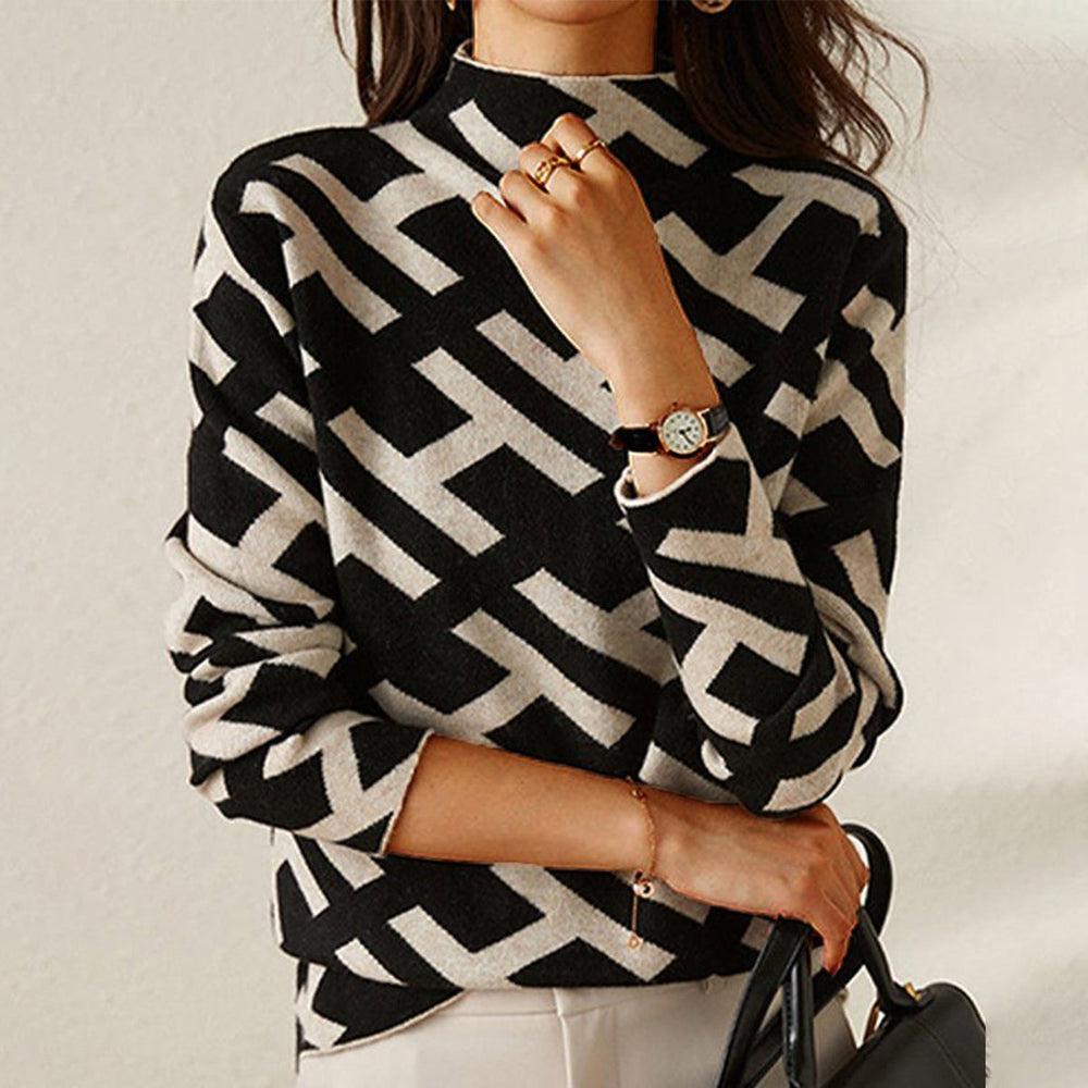 Maison La Veine™ | Pull Géométrique