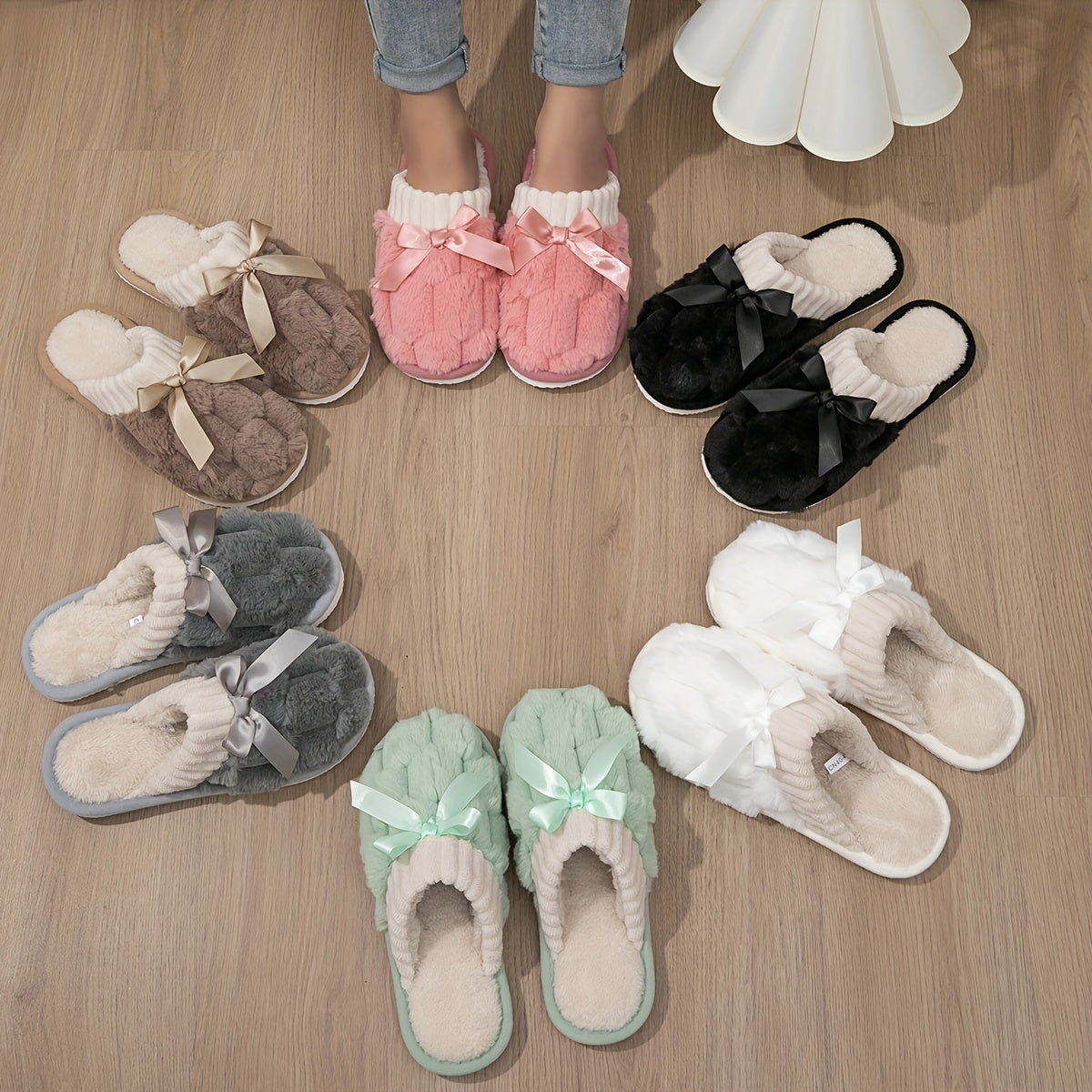 Maison La Veine™ | Chaussons nœud
