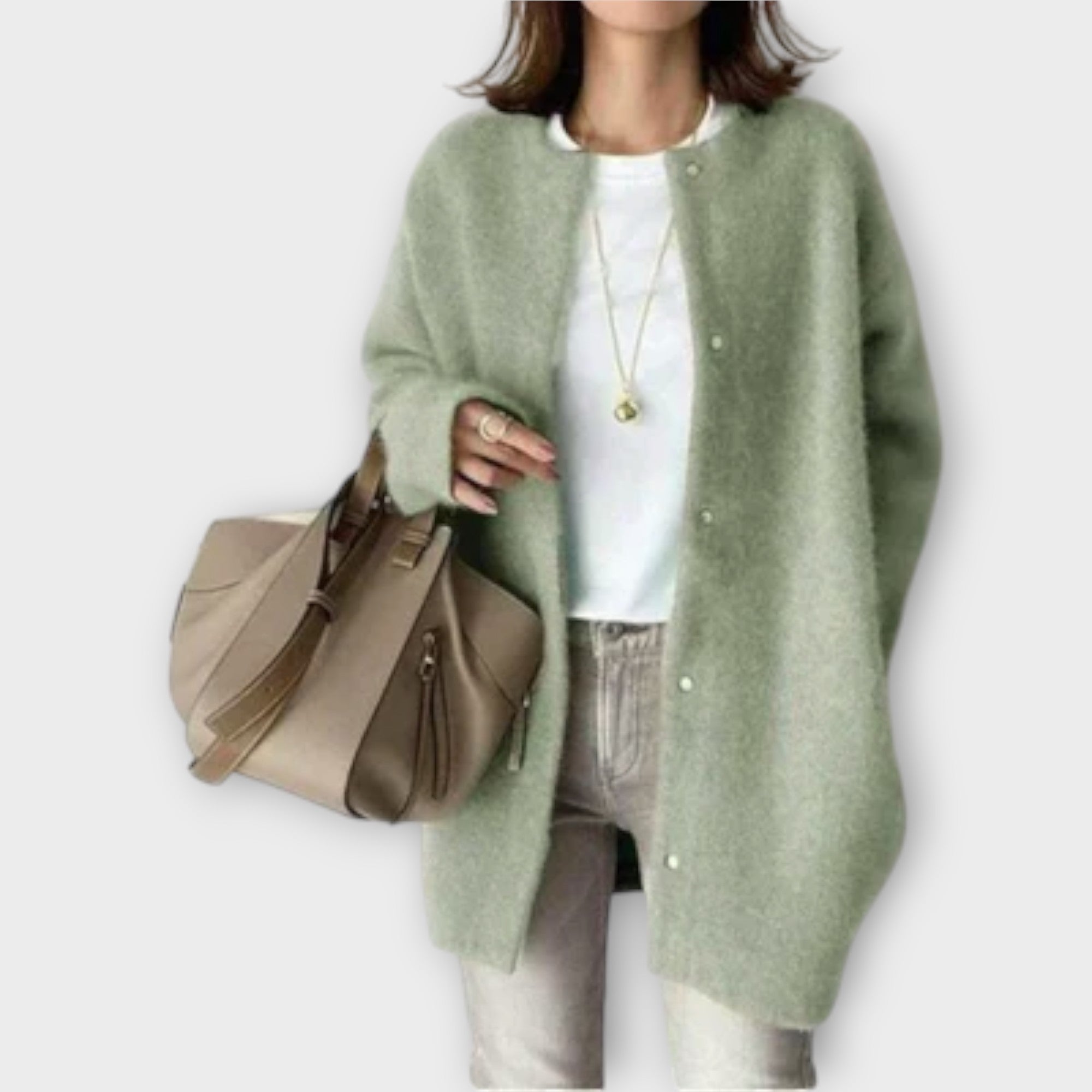 Maison La Veine™ | Cardigan Élégant en Maille