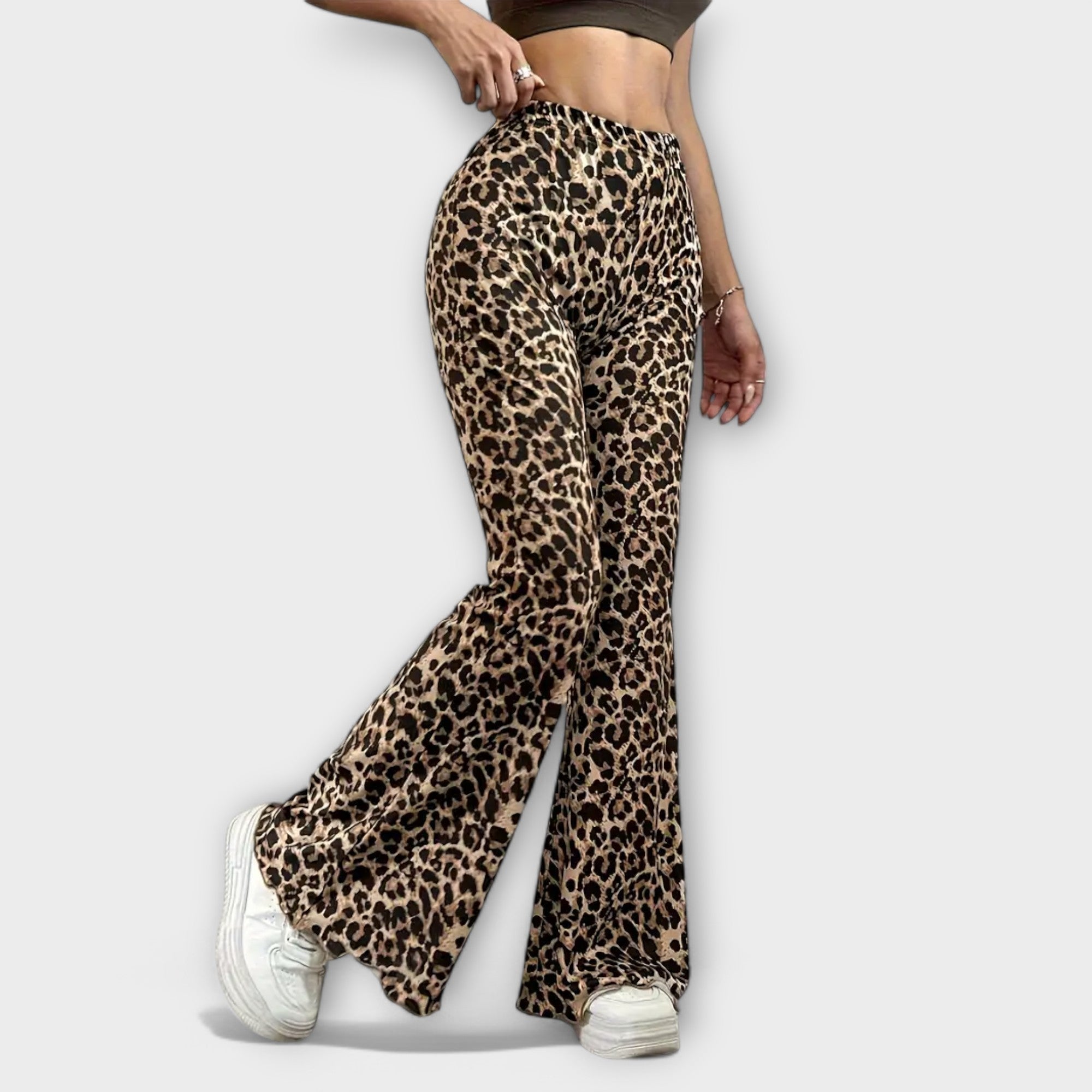 Maison La Veine™ | Pantalons Léopard Bootcut Élégants