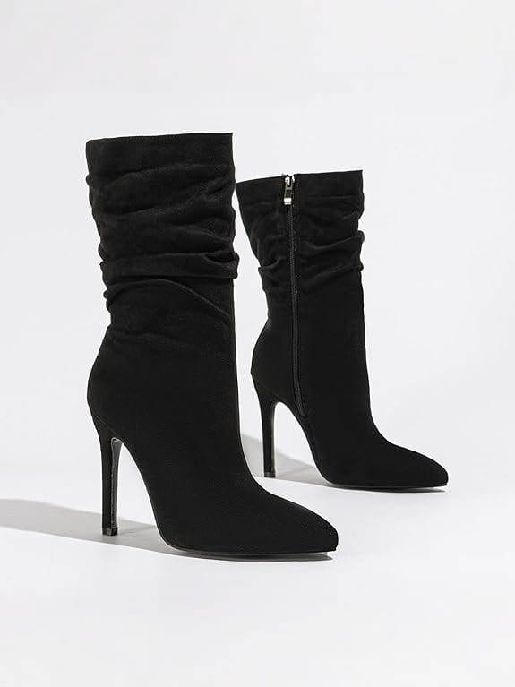 Maison La Veine™ | Bottines Élégantes à Talon Haut et Confort Durable