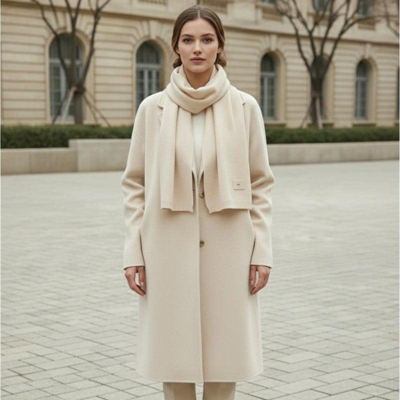 Maison La Veine™ | Echarpe Fine Femme Couleur Unie