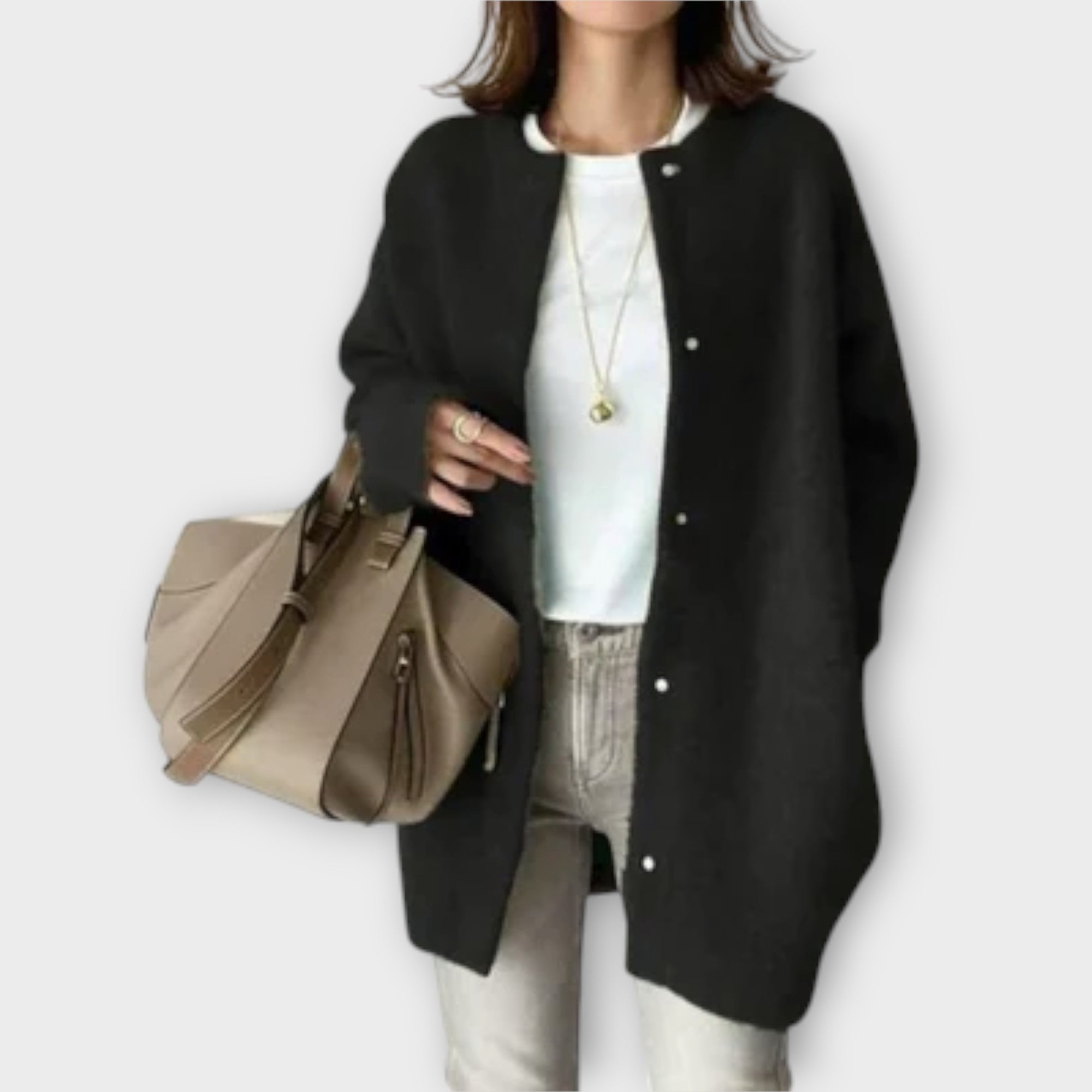 Maison La Veine™ | Cardigan Élégant en Maille