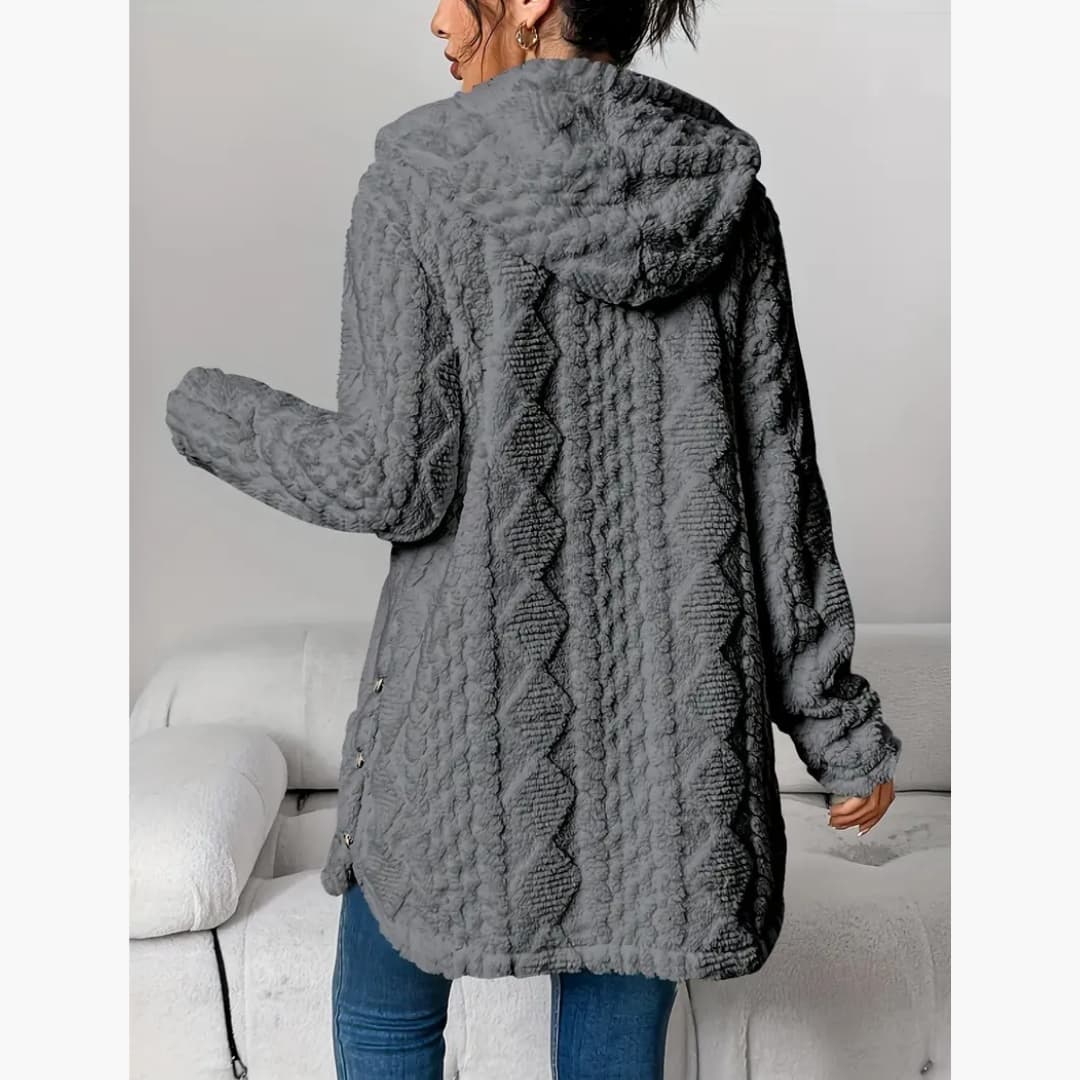 Maison La Veine™ | Manteau léger à capuche teddy