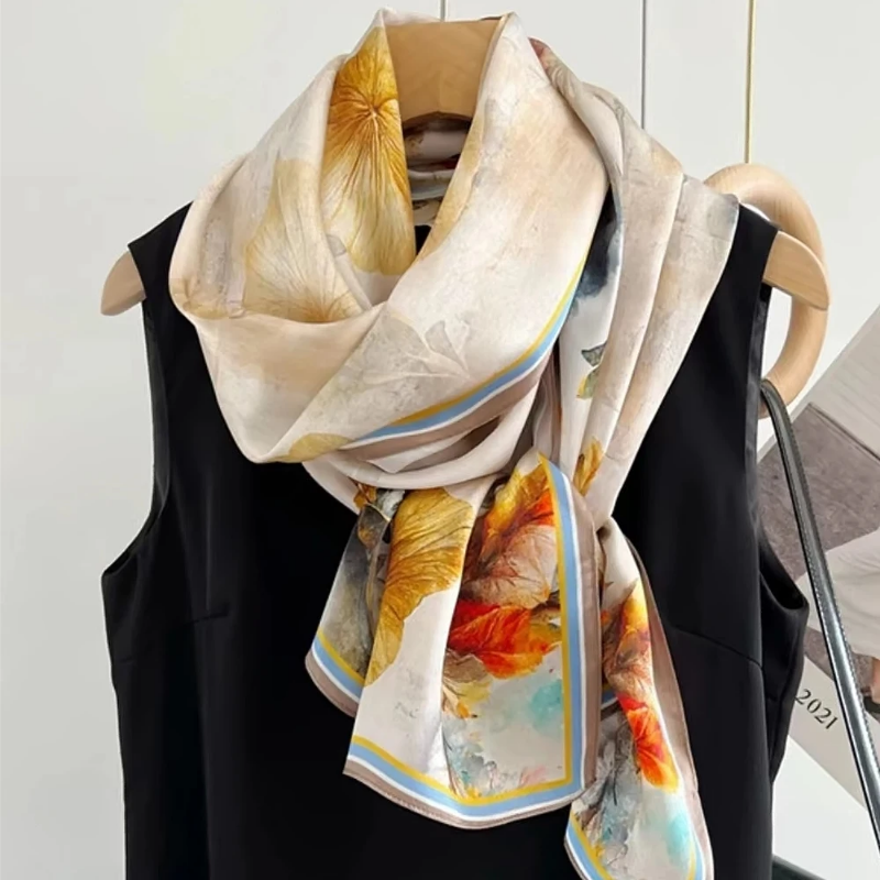 Maison La Veine™ | Foulard Soie Femme Luxe