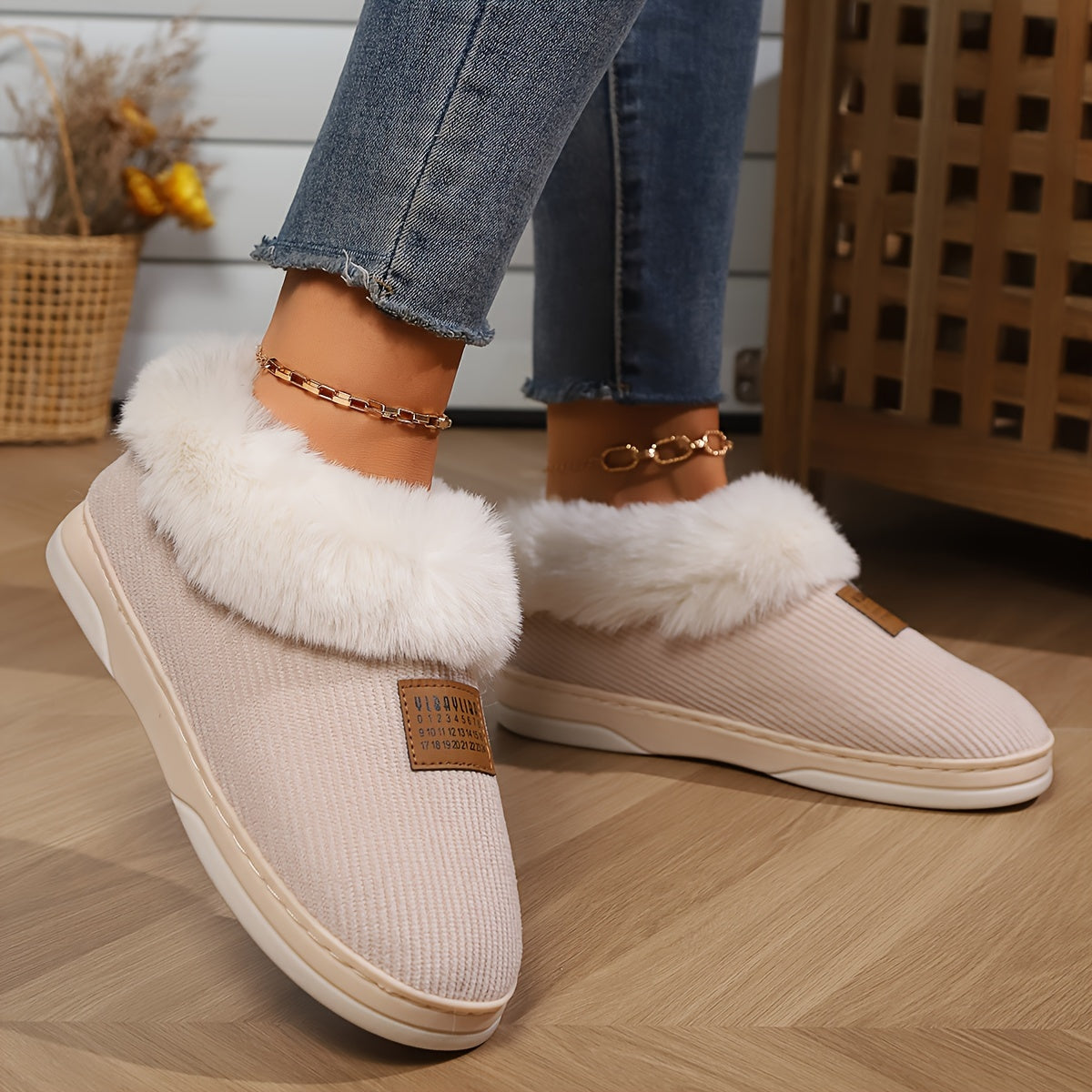 Maison La Veine™ | Chic Pantoufles en laine