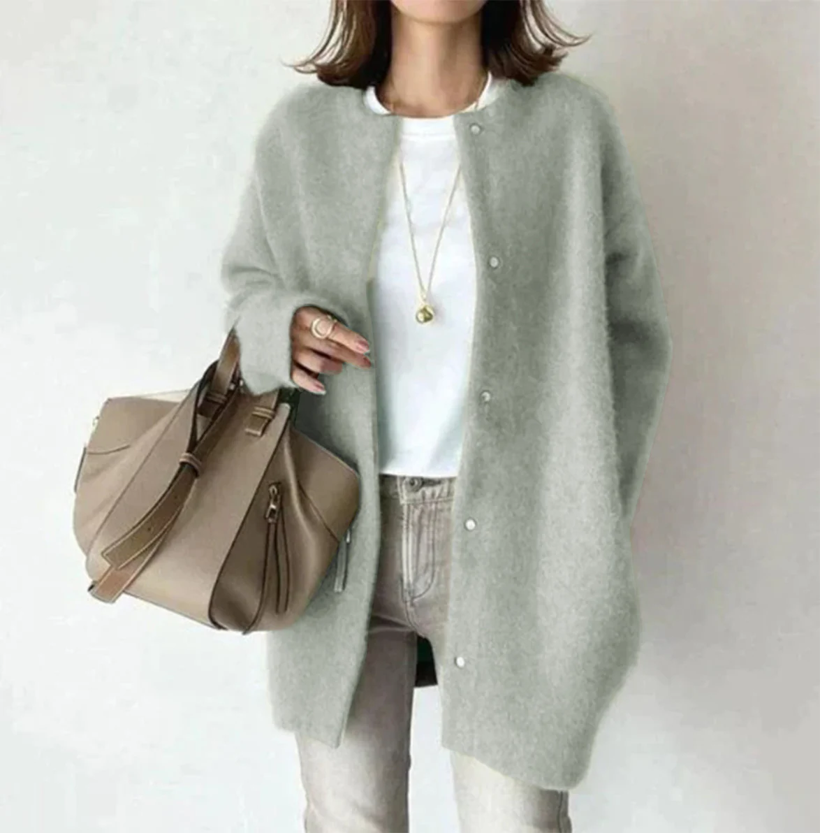 Maison La Veine™ | Cardigan Élégant en Maille