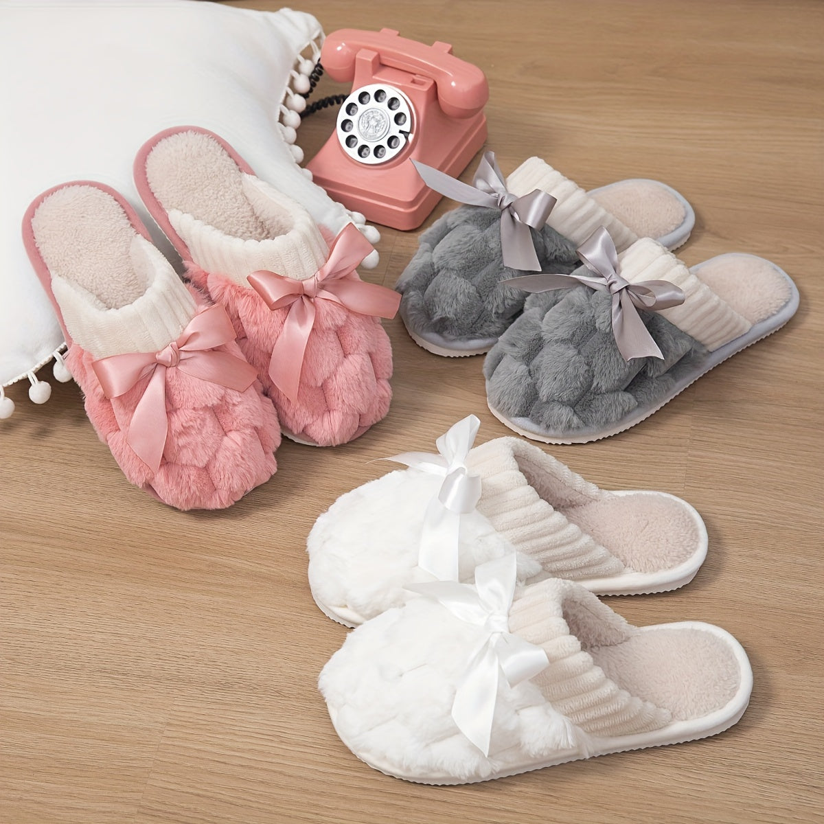 Maison La Veine™ | Chaussons nœud