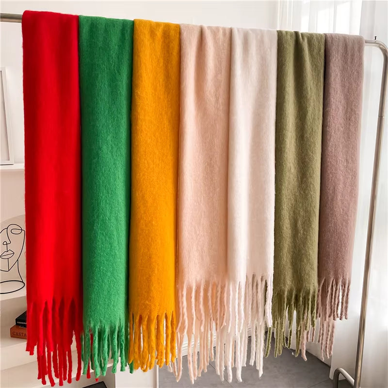 Maison La Veine™ | Grosse Echarpe à Franges