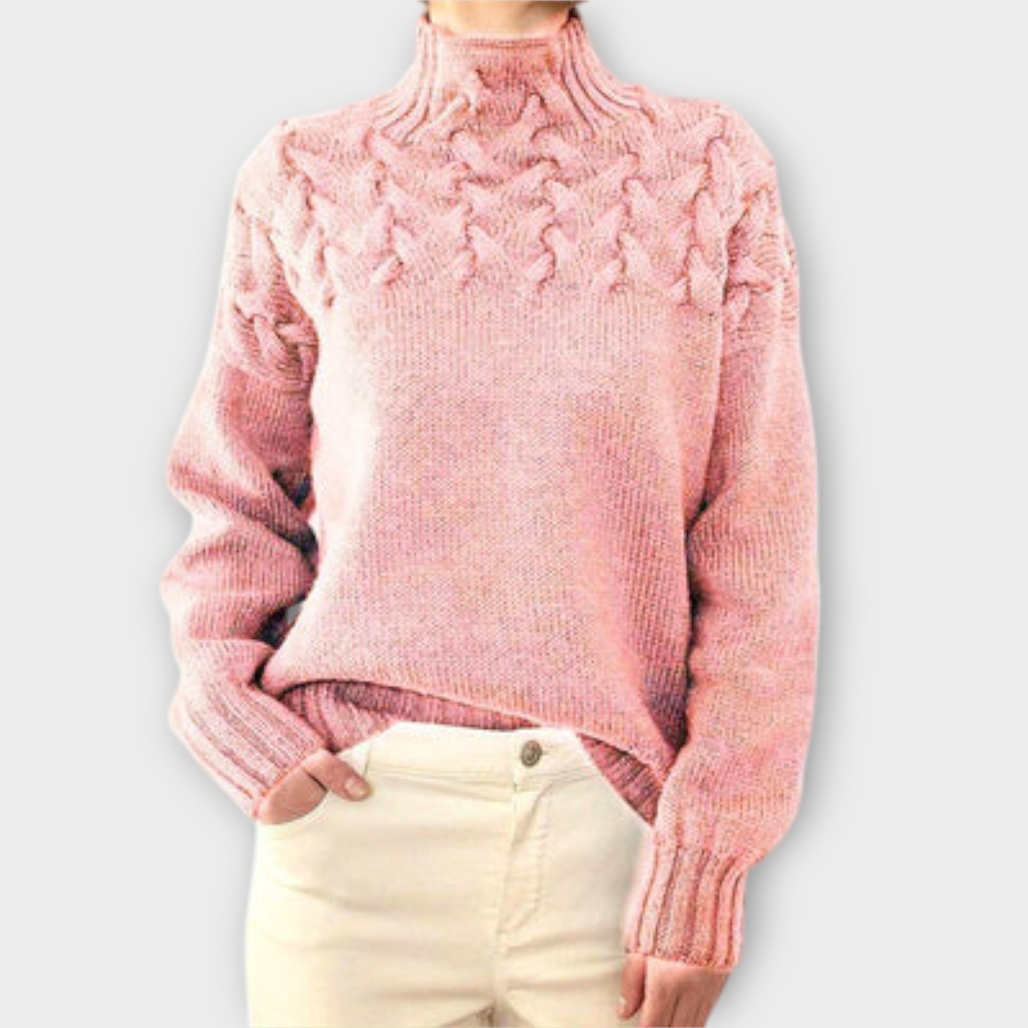 Maison La Veine™ | Pull Femme Torsadé Élégant