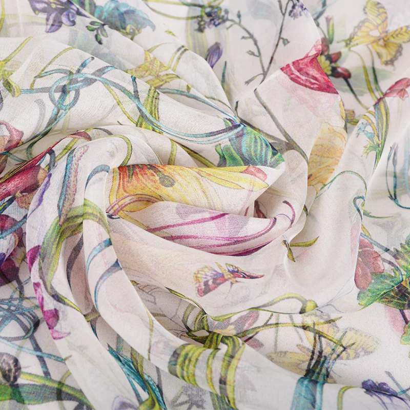 Maison La Veine™ | Foulard Femme Soie Imprimée