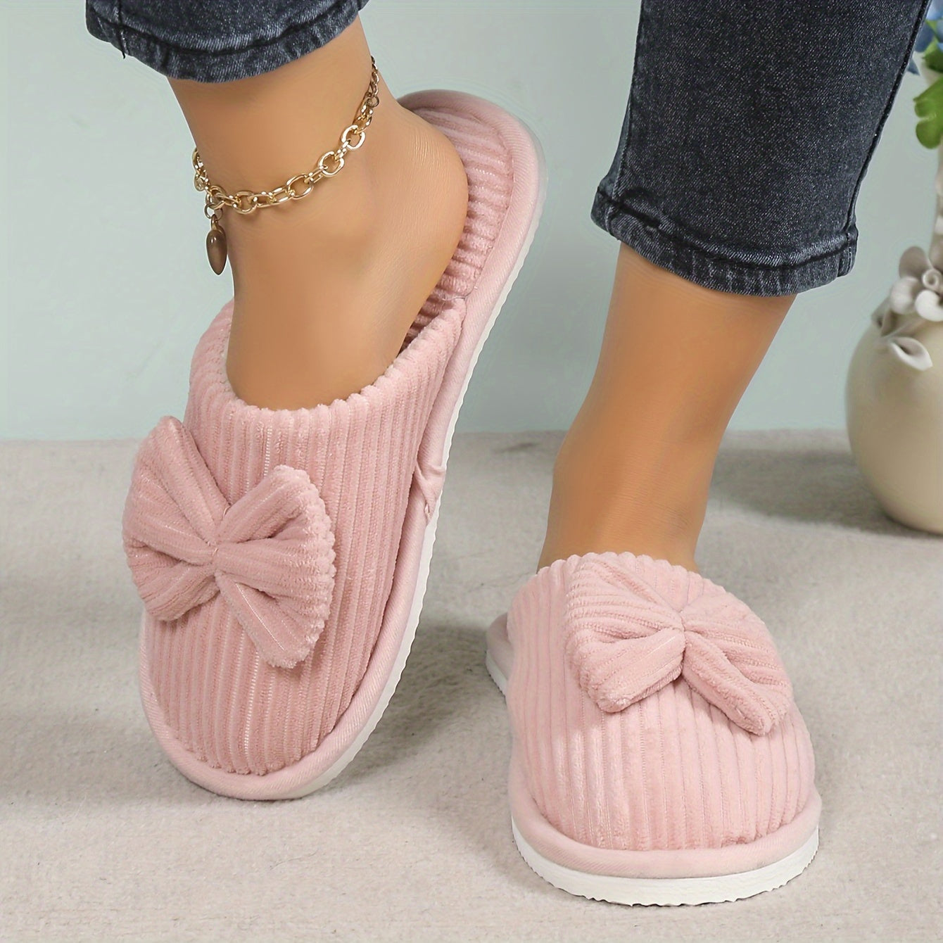 Maison La Veine™ | Chaussons Nœud
