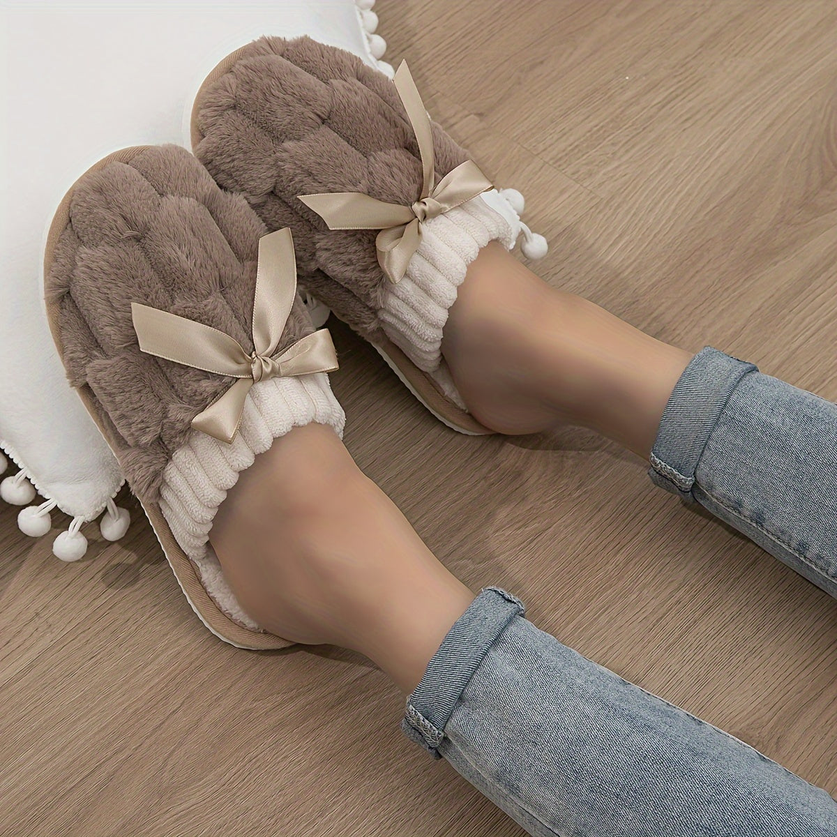 Maison La Veine™ | Chaussons nœud