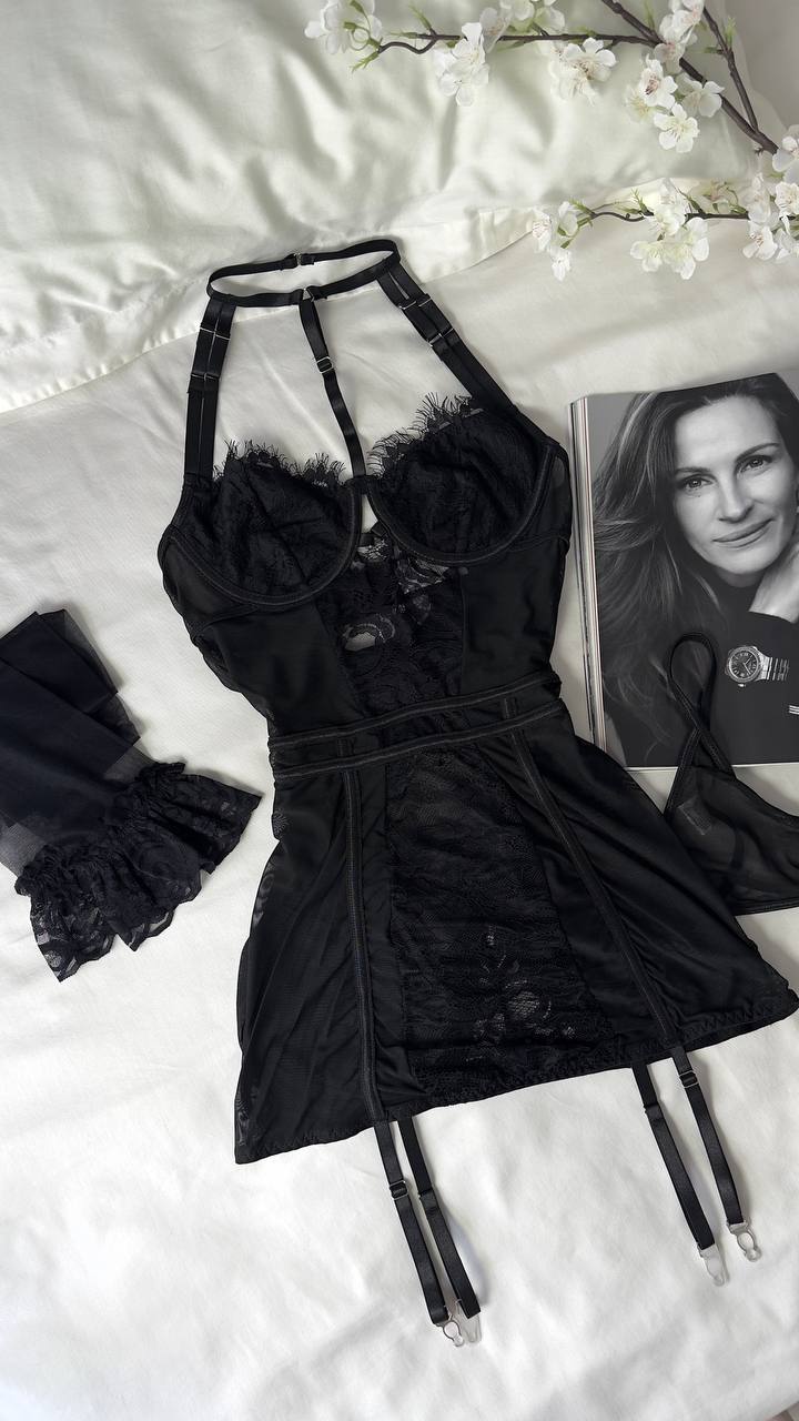 Maison La Veine™ | Ensemble Lingerie Allure (3 pièces)