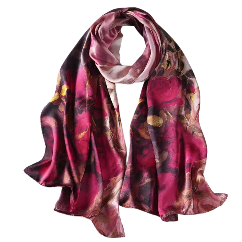 Maison La Veine™ | Écharpe Soie Femme Tendance