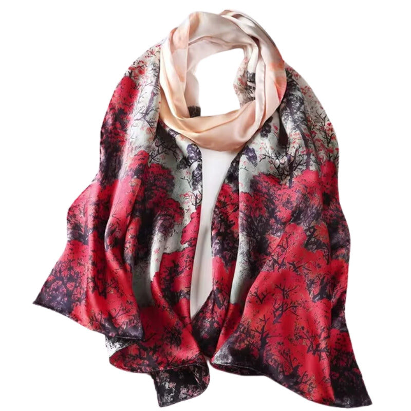 Maison La Veine™ | Écharpe Soie Femme Tendance