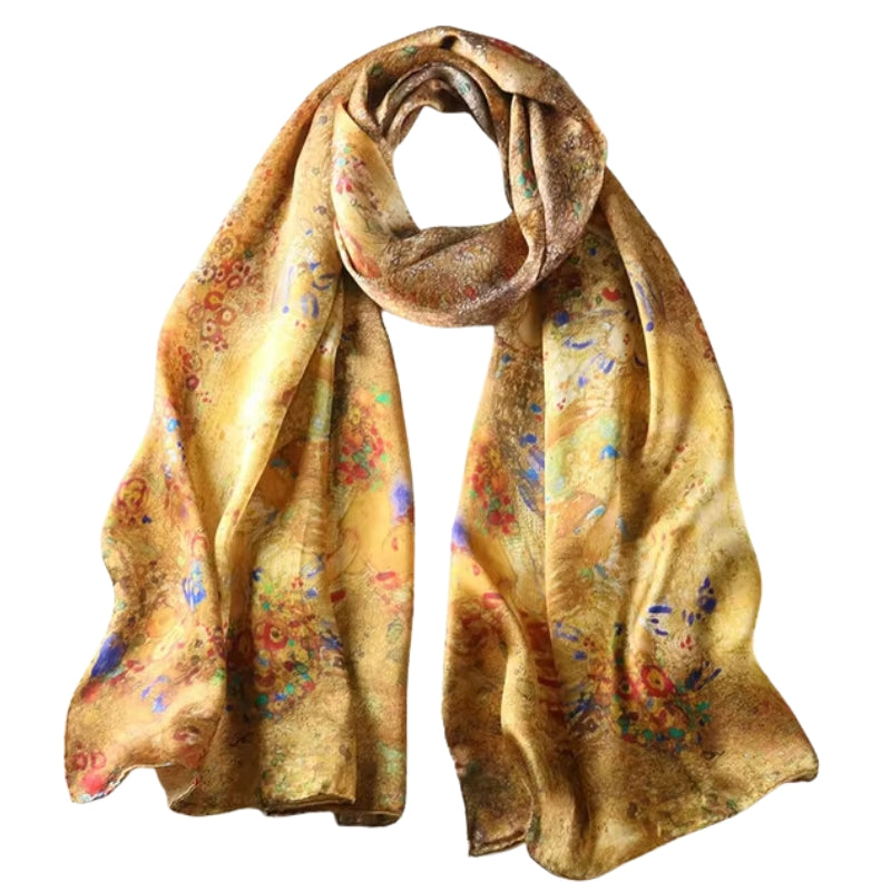 Maison La Veine™ | Écharpe Soie Femme Tendance