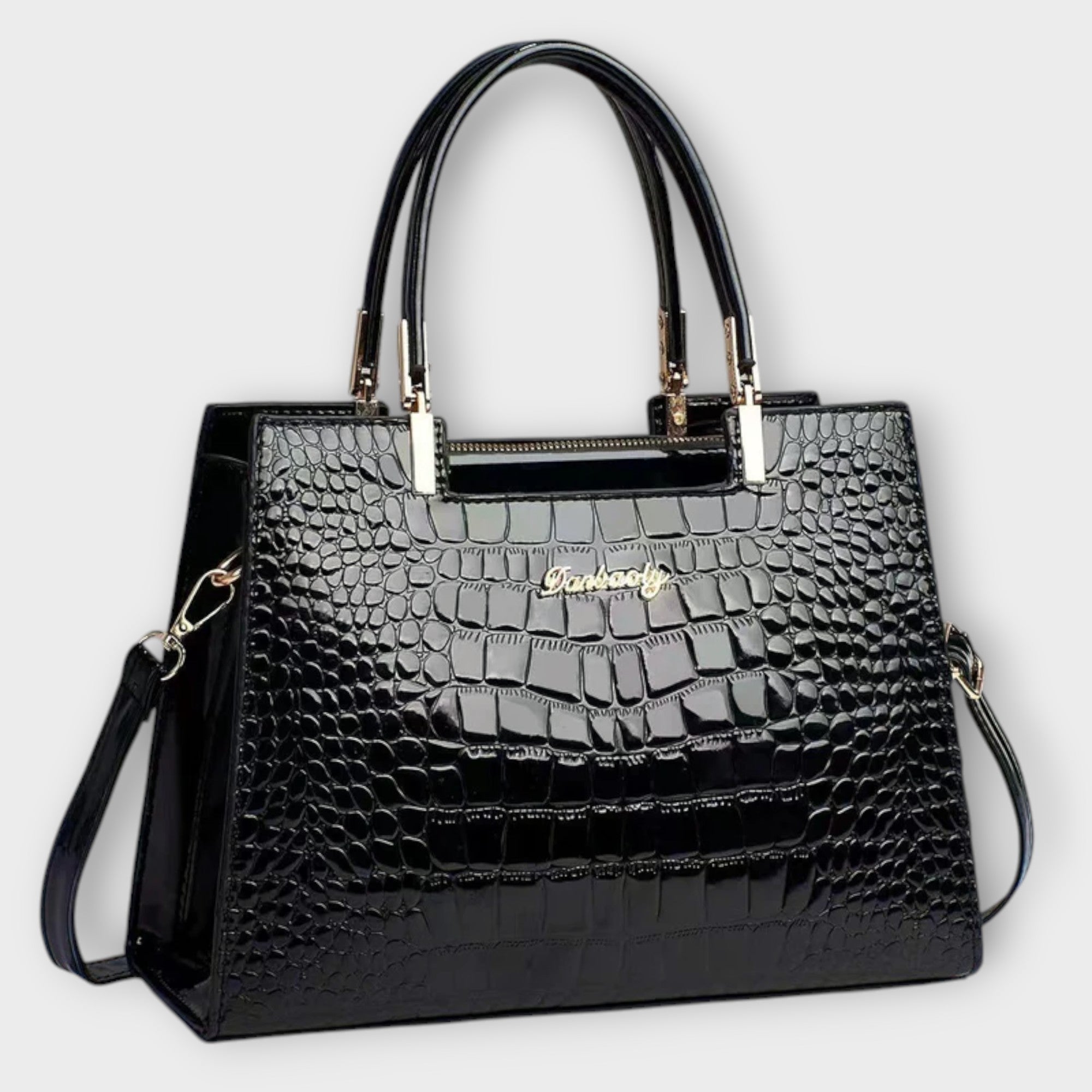 Maison La Veine™ | Sac Croco Brillant à Main