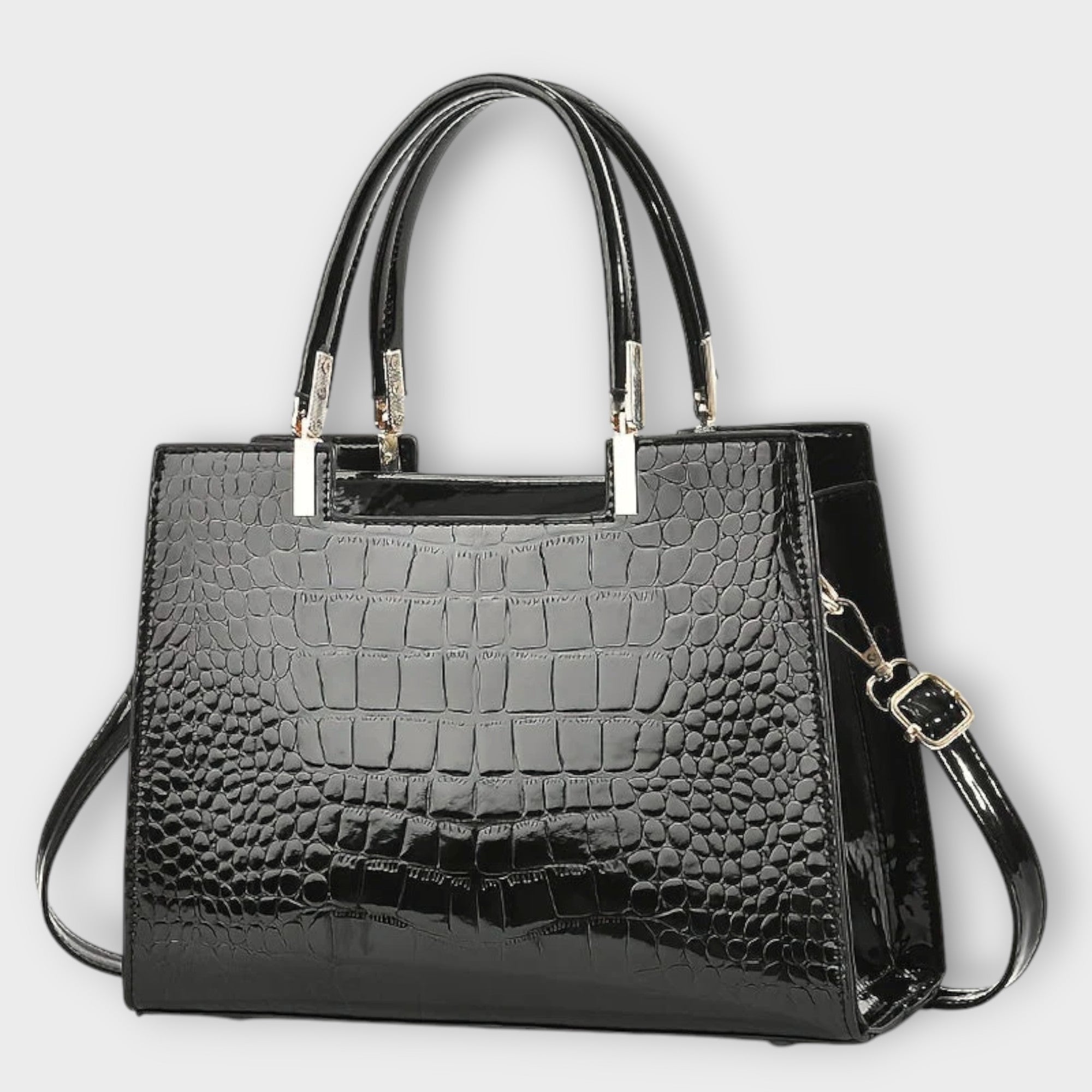 Maison La Veine™ | Sac Croco Brillant à Main