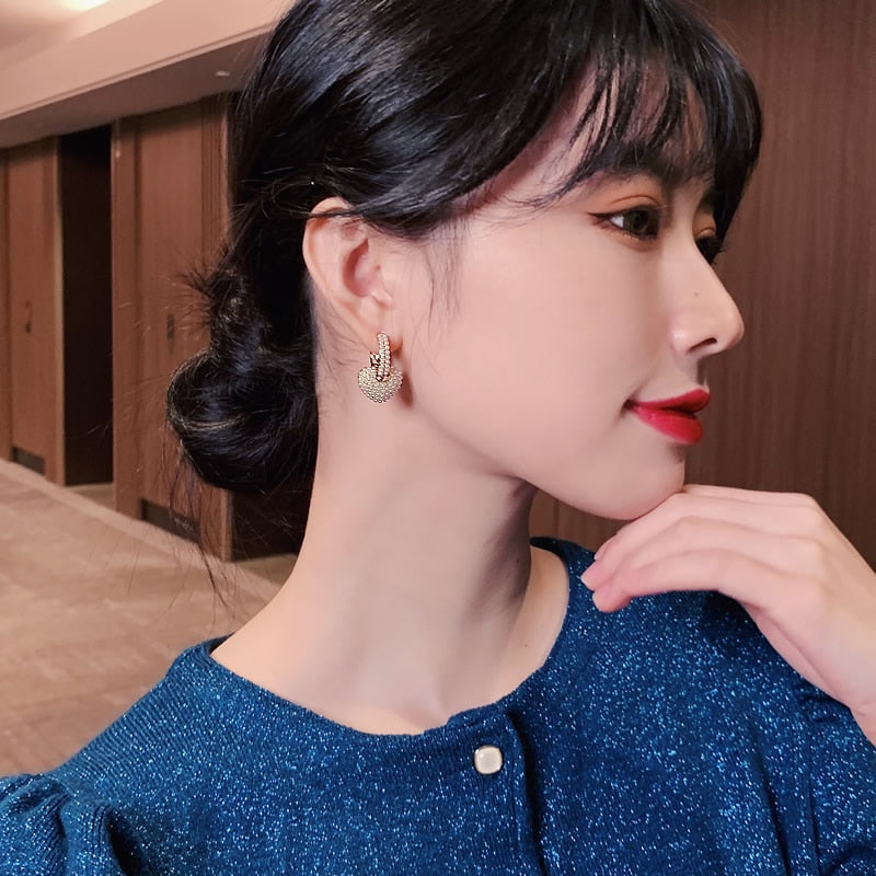 Maison La Veine™ | Boucles Perles Cœur