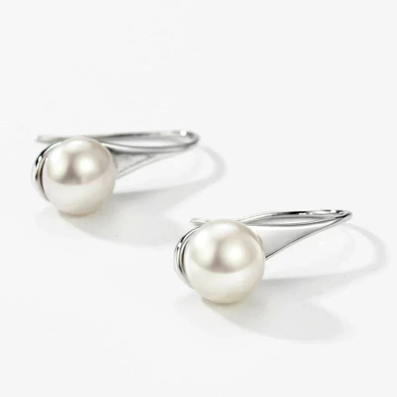 Maison La Veine™ | Boucles Pendantes Perle