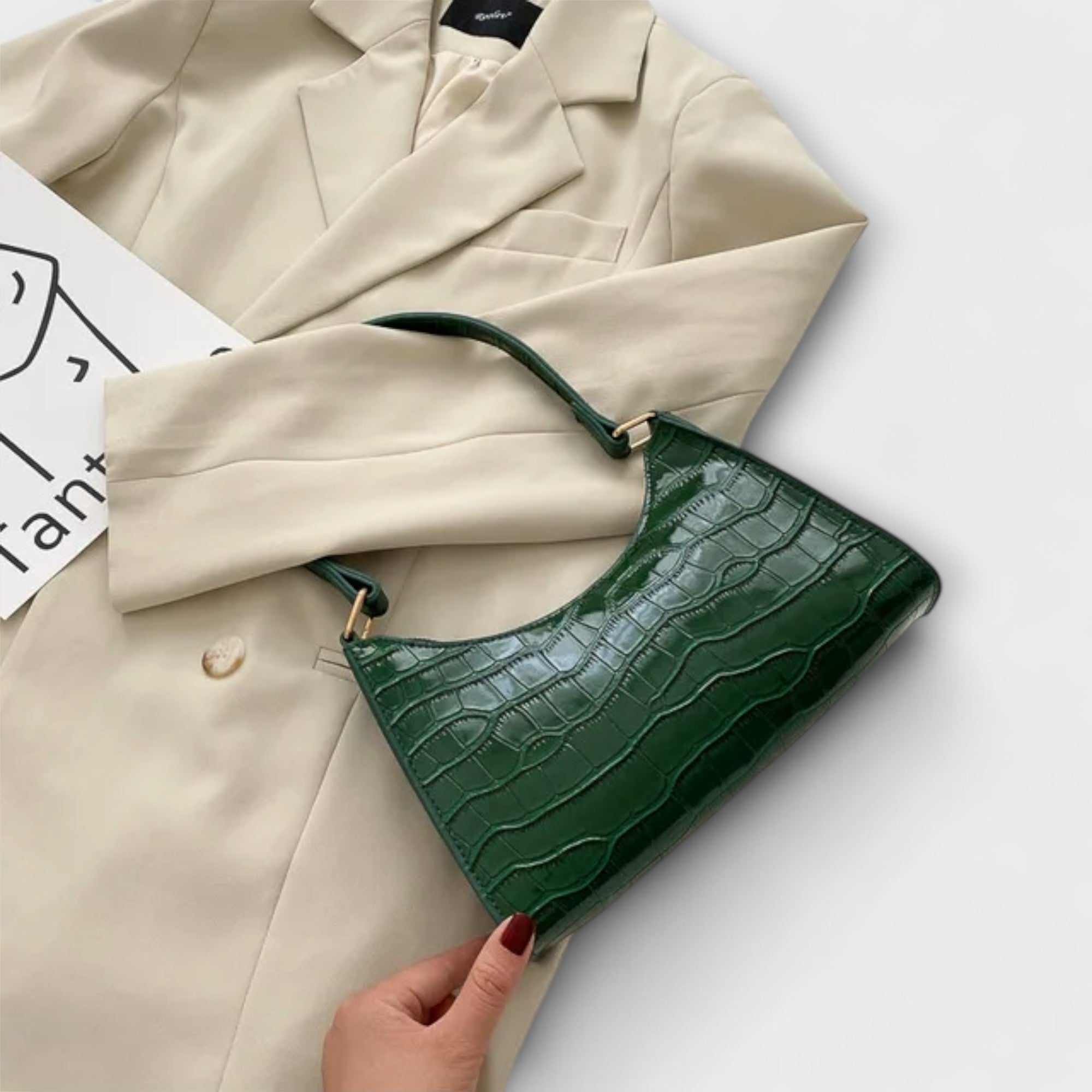 Maison La Veine™ | Sac Brillant en Cuir Élégant