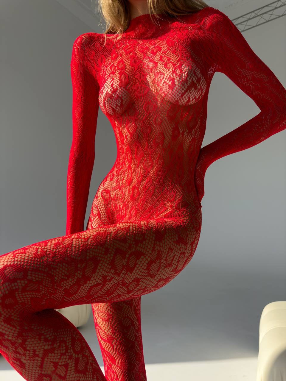 Maison La Veine™ | Bodystocking en Dentelle Sensuelle
