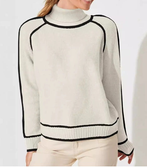 Maison La Veine™ | Pull en Lin Olive Luxe