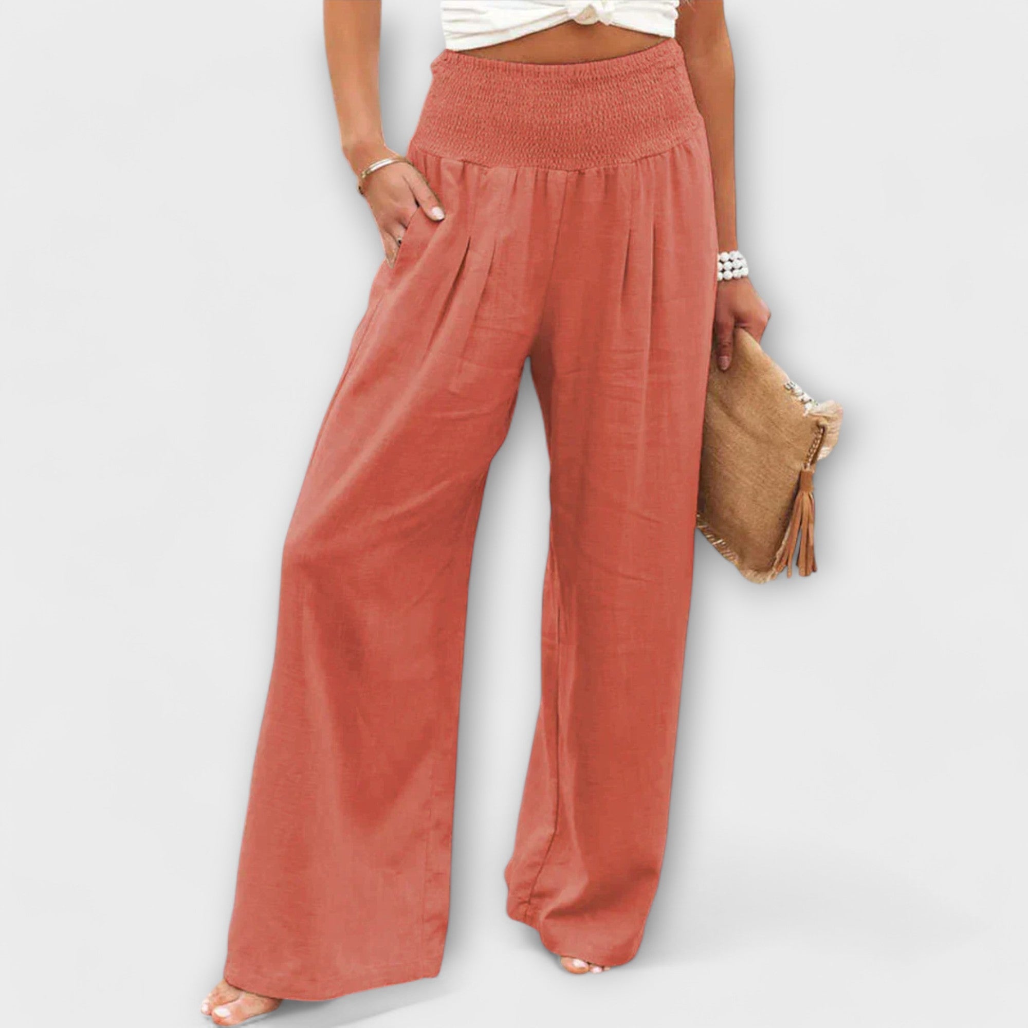 Maison La Veine™ | Pantalons Élégants en Tissu Léger