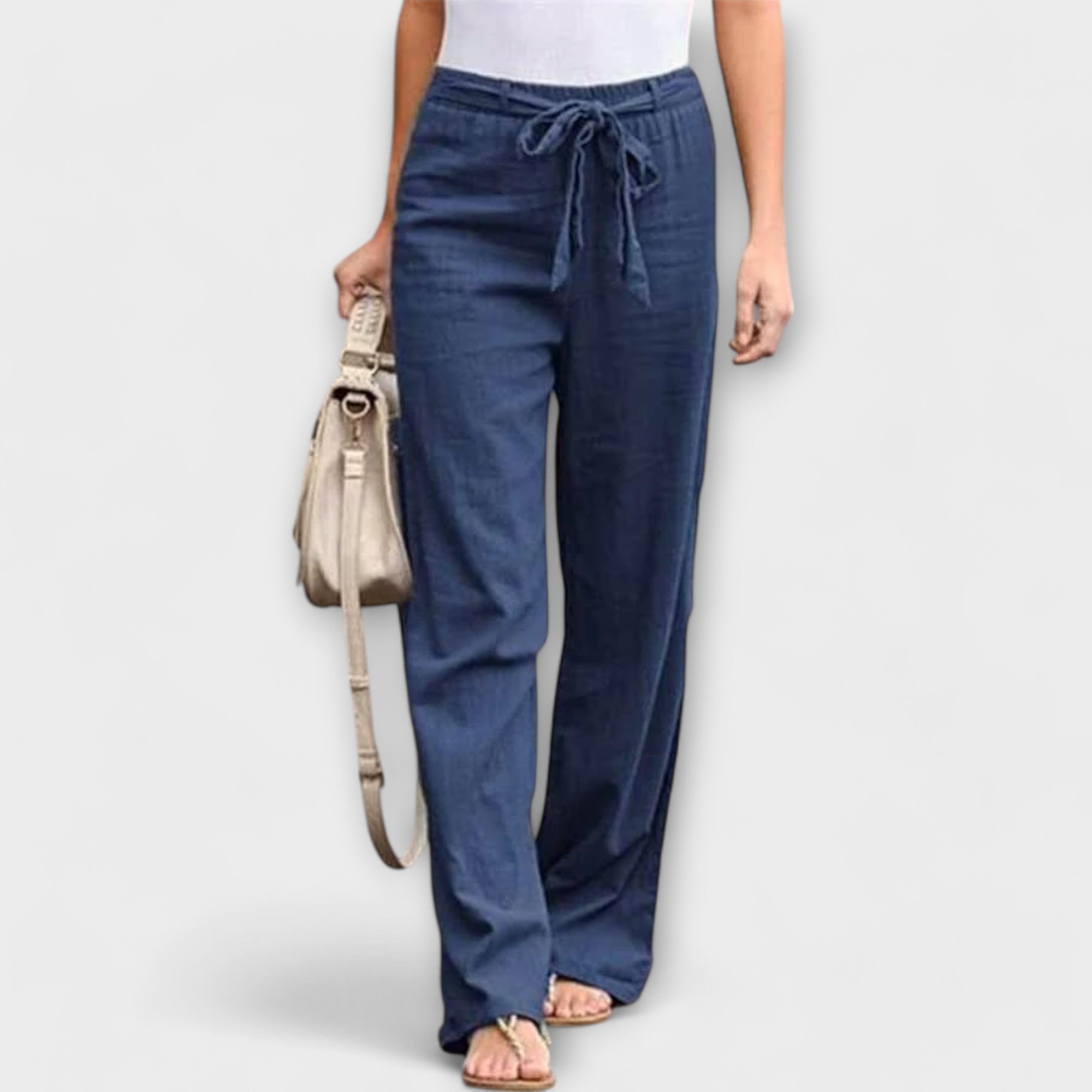 Maison La Veine™ | Pantalons Légers en Lin Loreen
