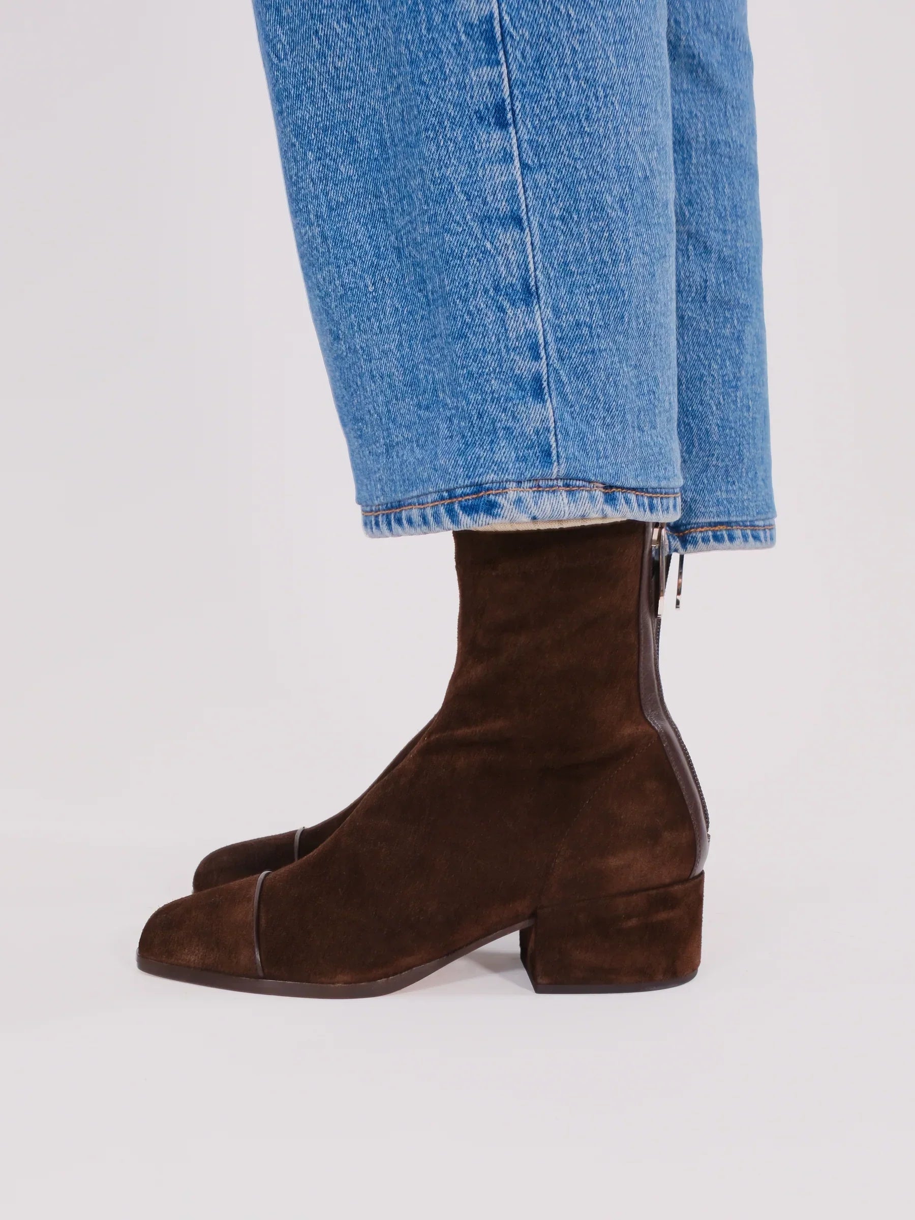 Maison La Veine™ | Bottines Élégantes en Suédine