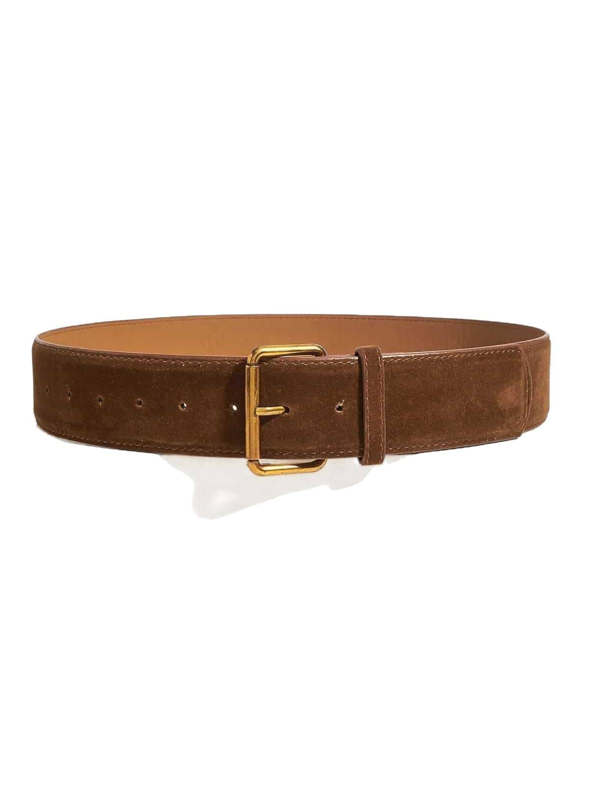 Maison La Veine™ | Ceinture En Cuir Pu Avec Boucle En Alliage