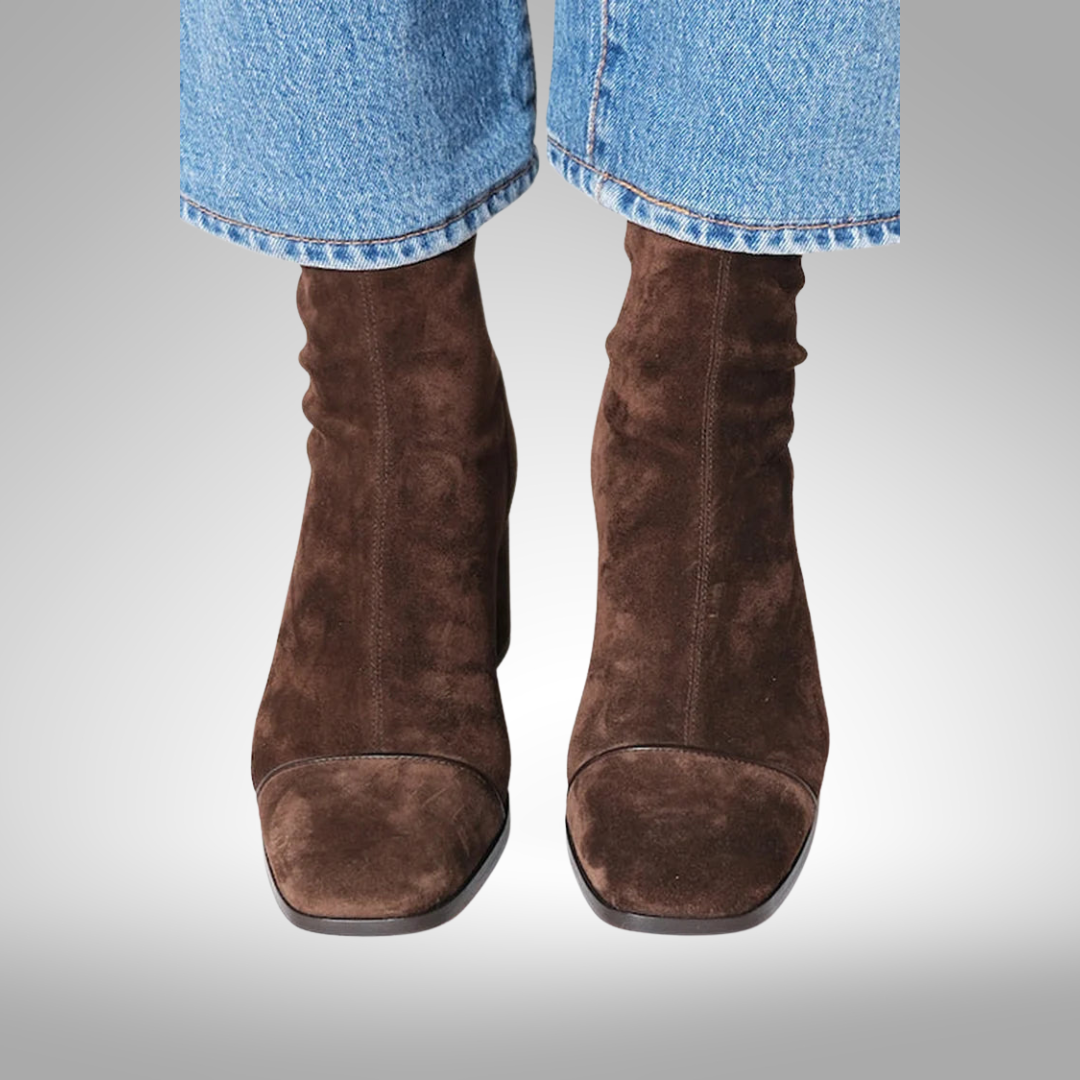 Maison La Veine™ | Bottines Élégantes en Suédine