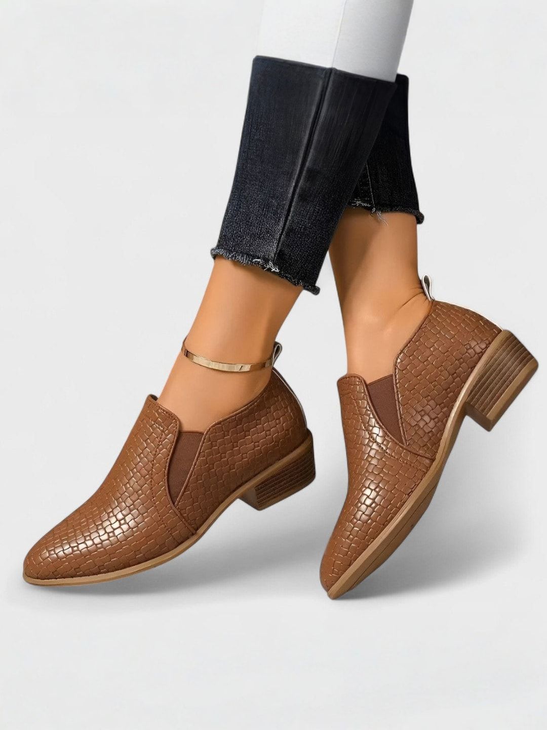 Maison La Veine™ | Mocassins élégants à talon bloc