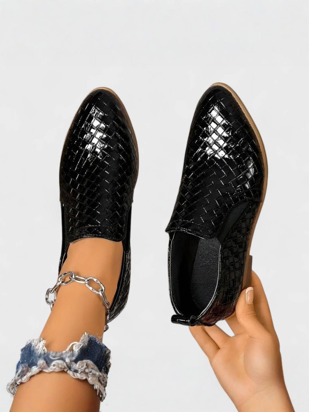 Maison La Veine™ | Mocassins élégants à talon bloc