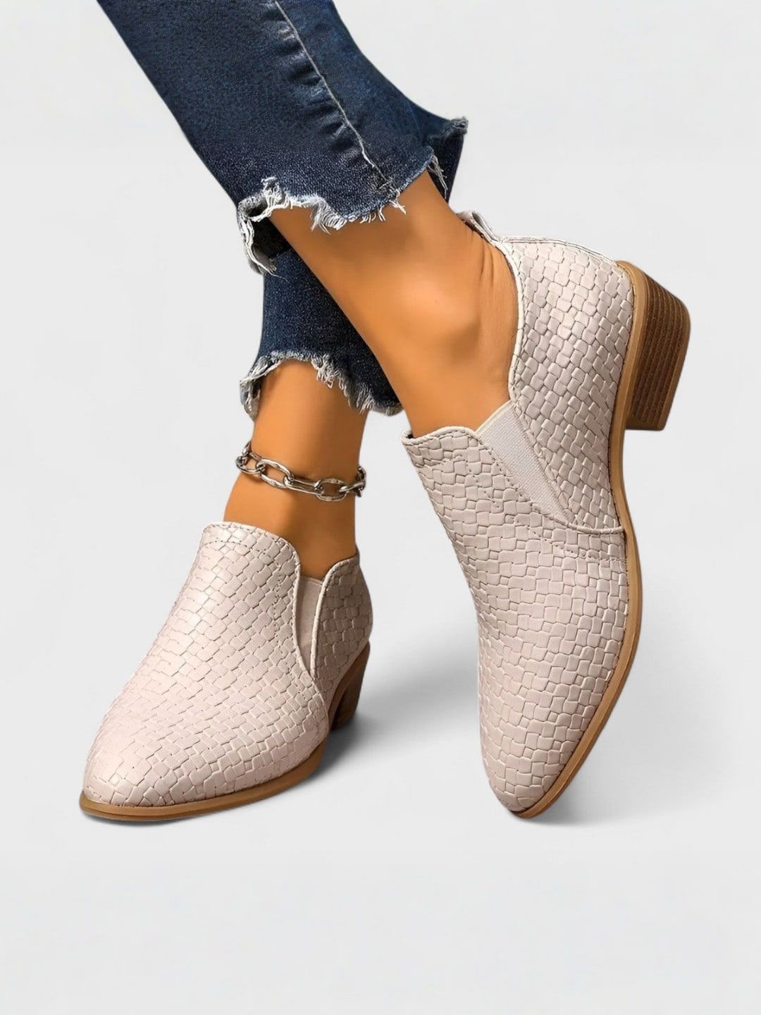 Maison La Veine™ | Mocassins élégants à talon bloc